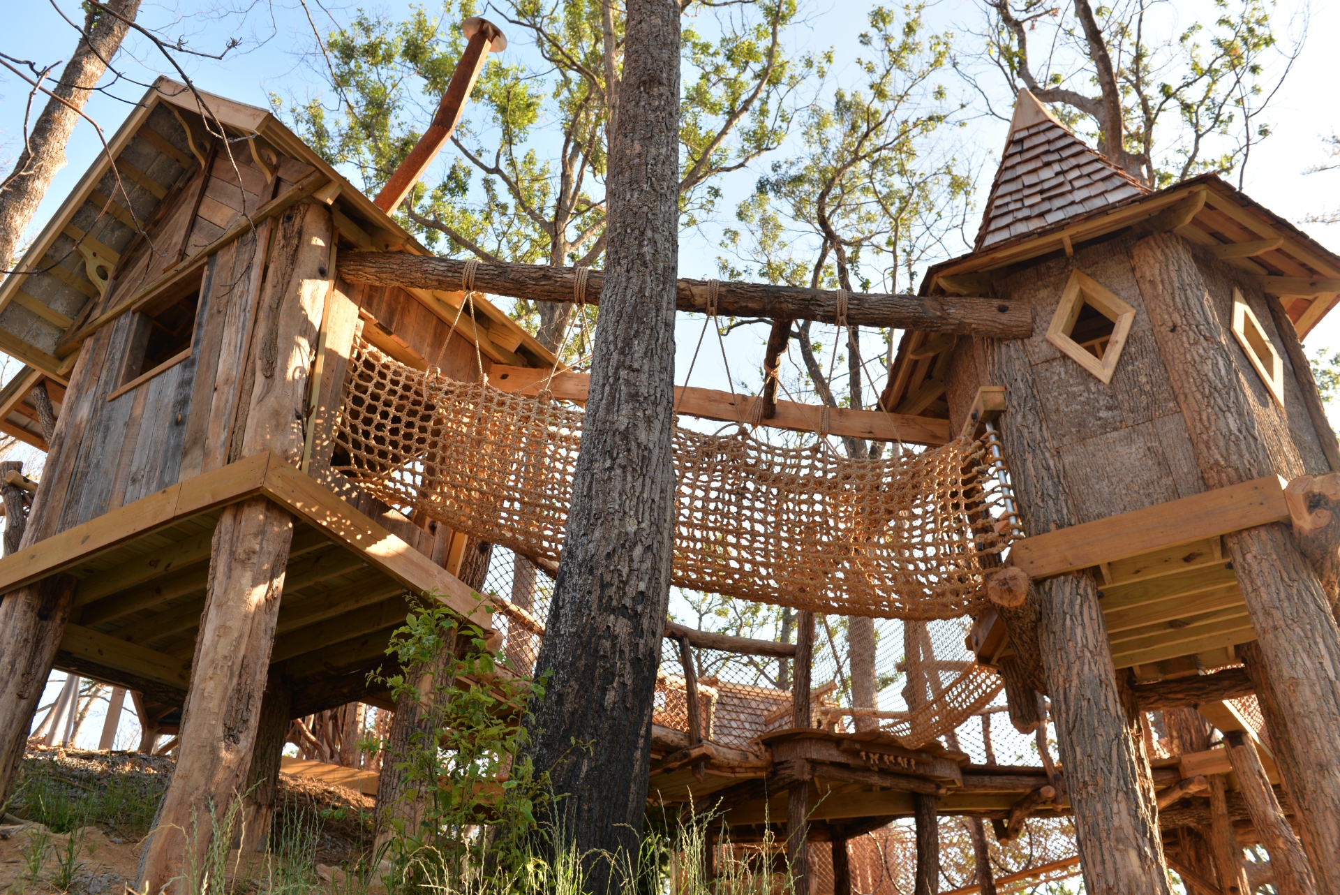 Anakeesta Mountaintop Adventure Park children's treehouse village playground