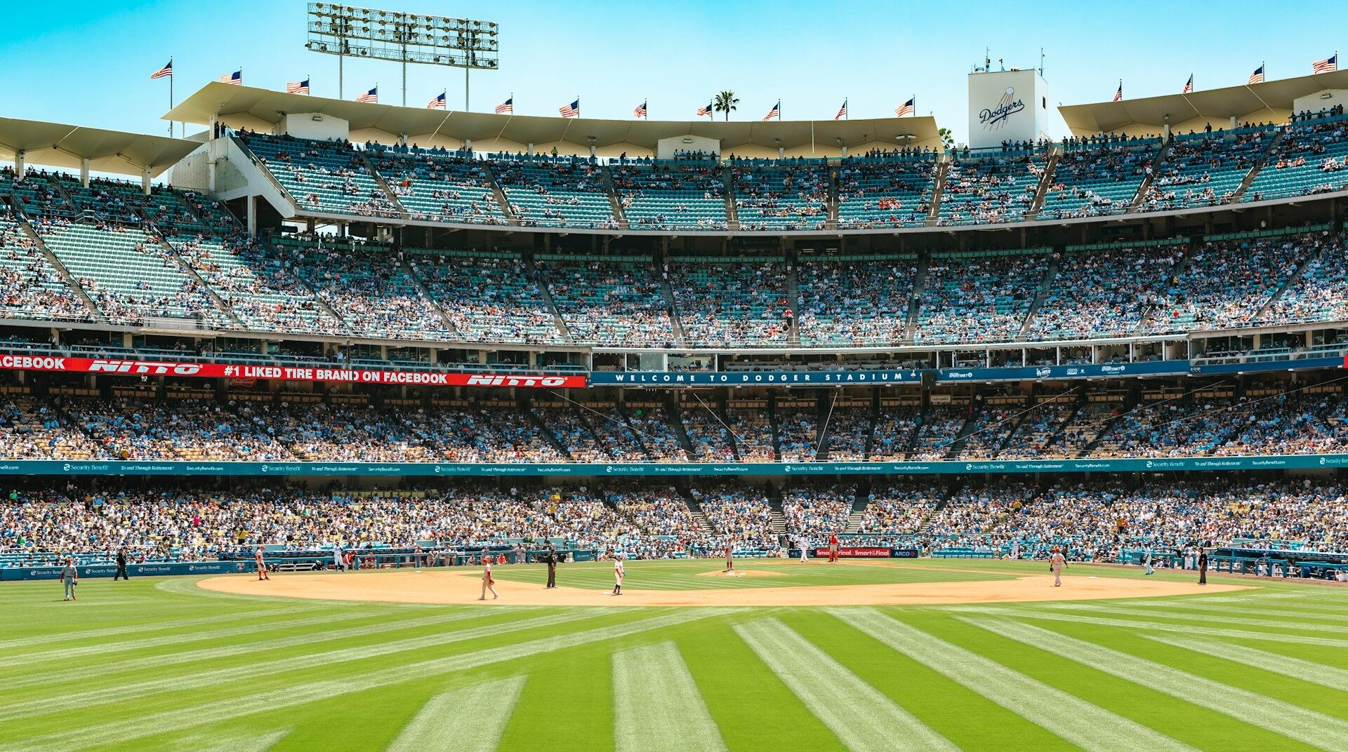 Experience live sport at Dodger Stadium, Los Angeles