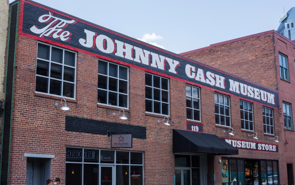 Johnny Cash Museum outside view of building