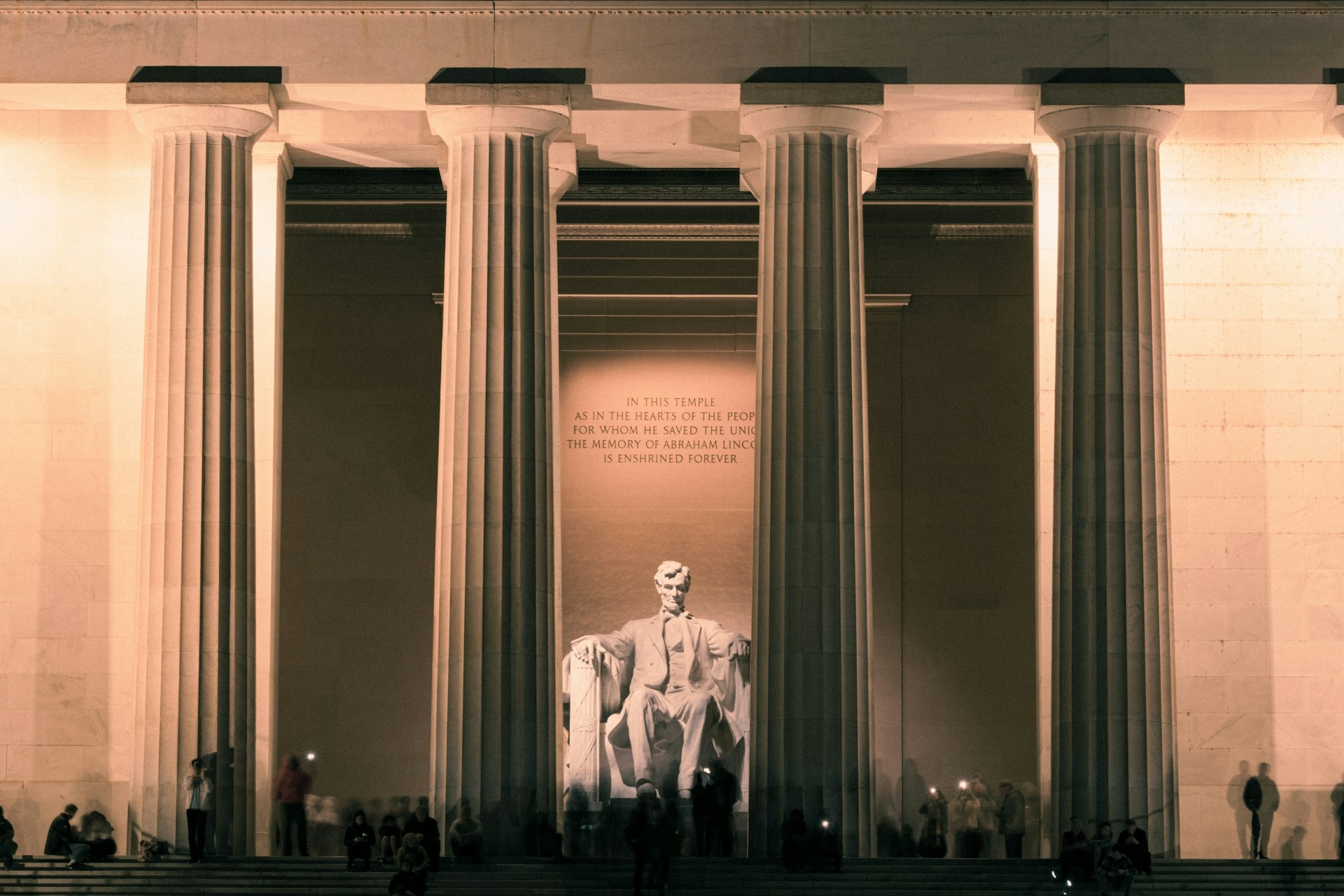Lincoln Memorial with statue