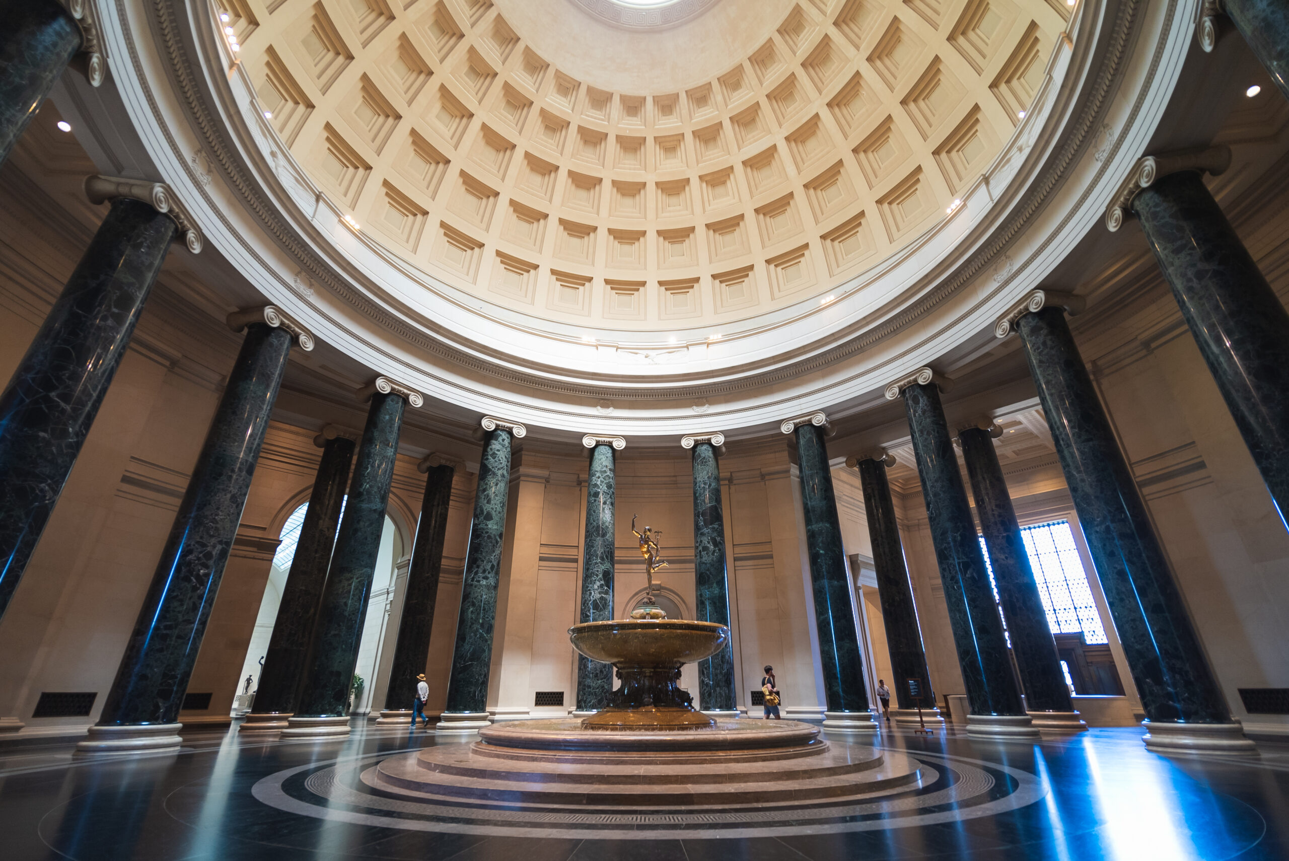 Inside the National Gallery of Art