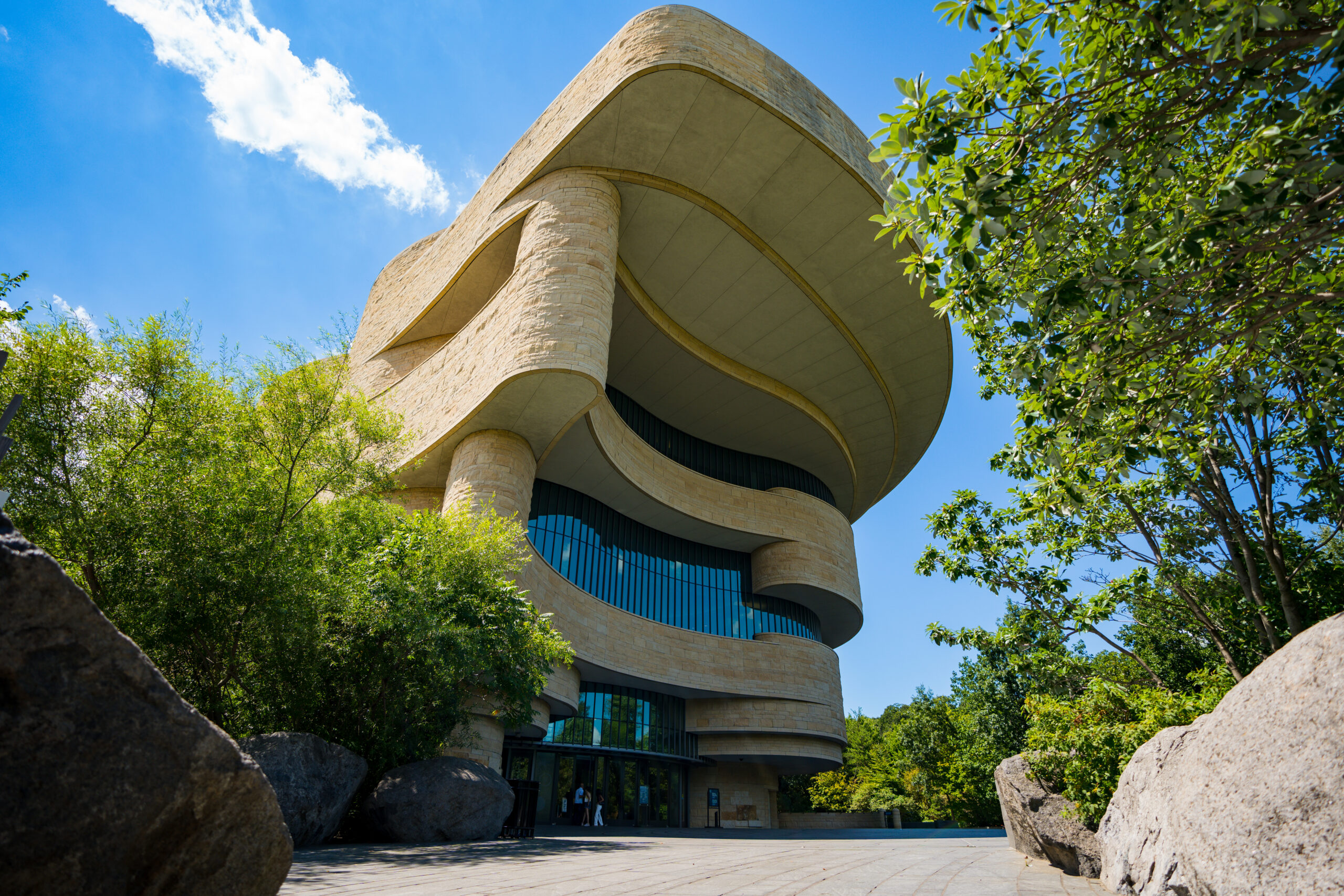 Exterior view of National Museum of the American Indian building