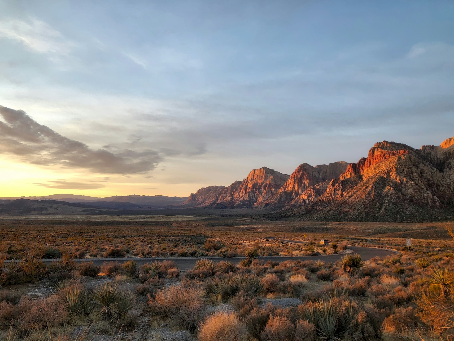 Red Rock Canyon at sunrise