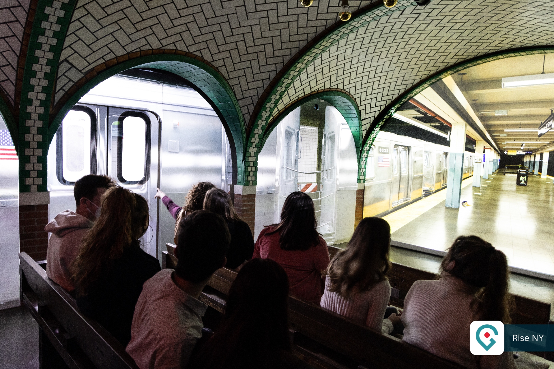 Simulation Ride in NY Train Station