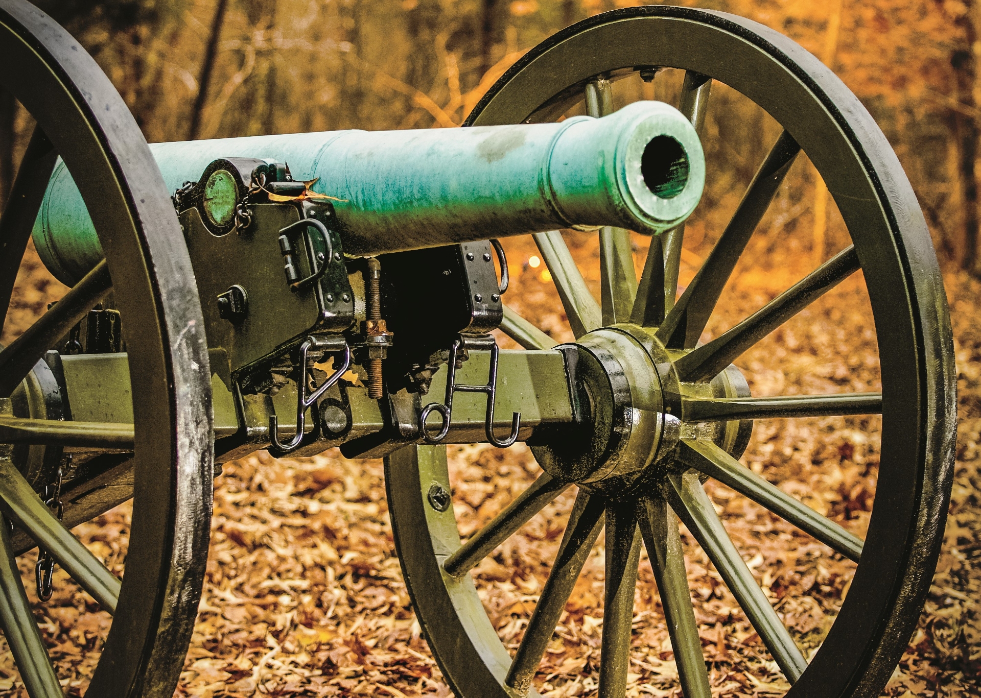 Shiloh National Military Park of view of a canyon