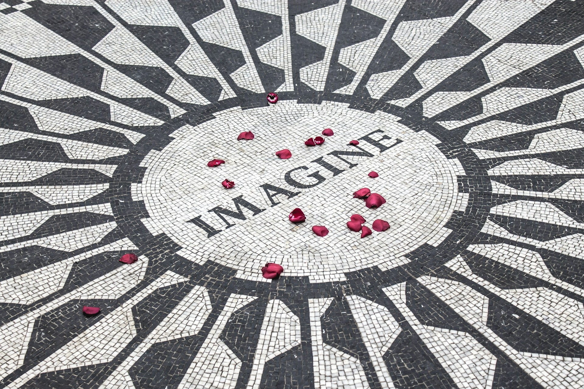 John Lennon Imagine Memorial in Central Park
