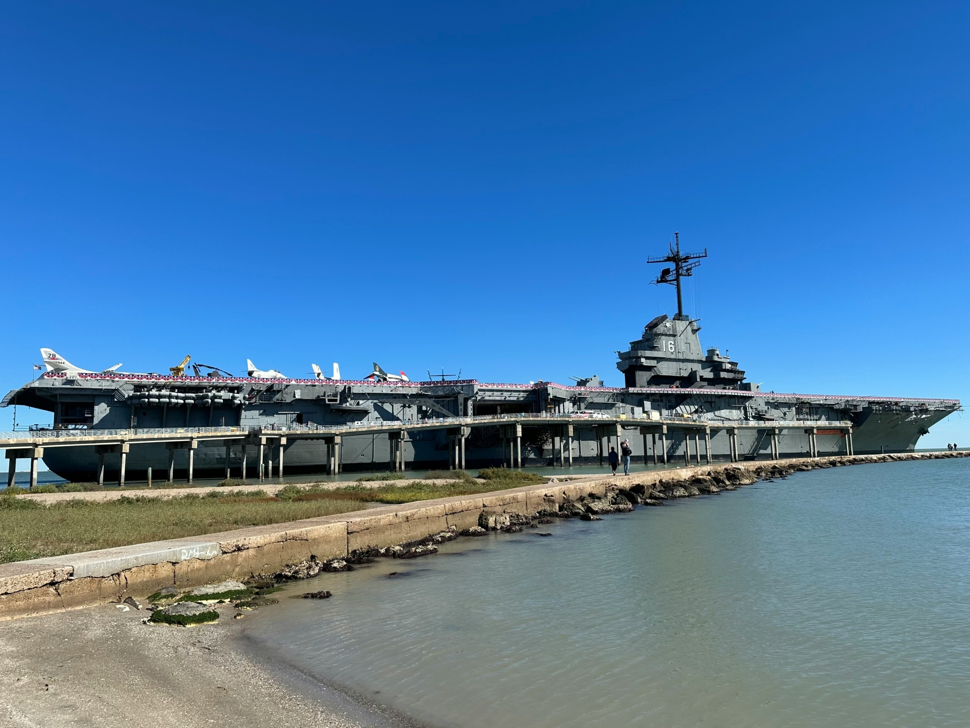 USS Lexington outside view of ship