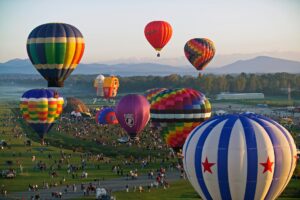 Adirondack_Balloon Festival at sunset
