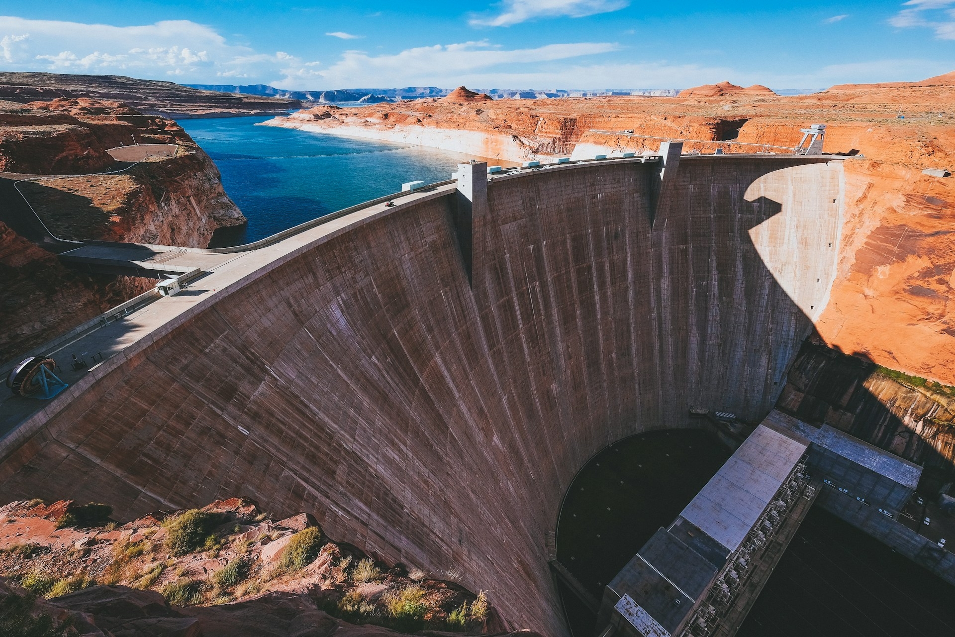 Glen canyon Dam stunning architecture