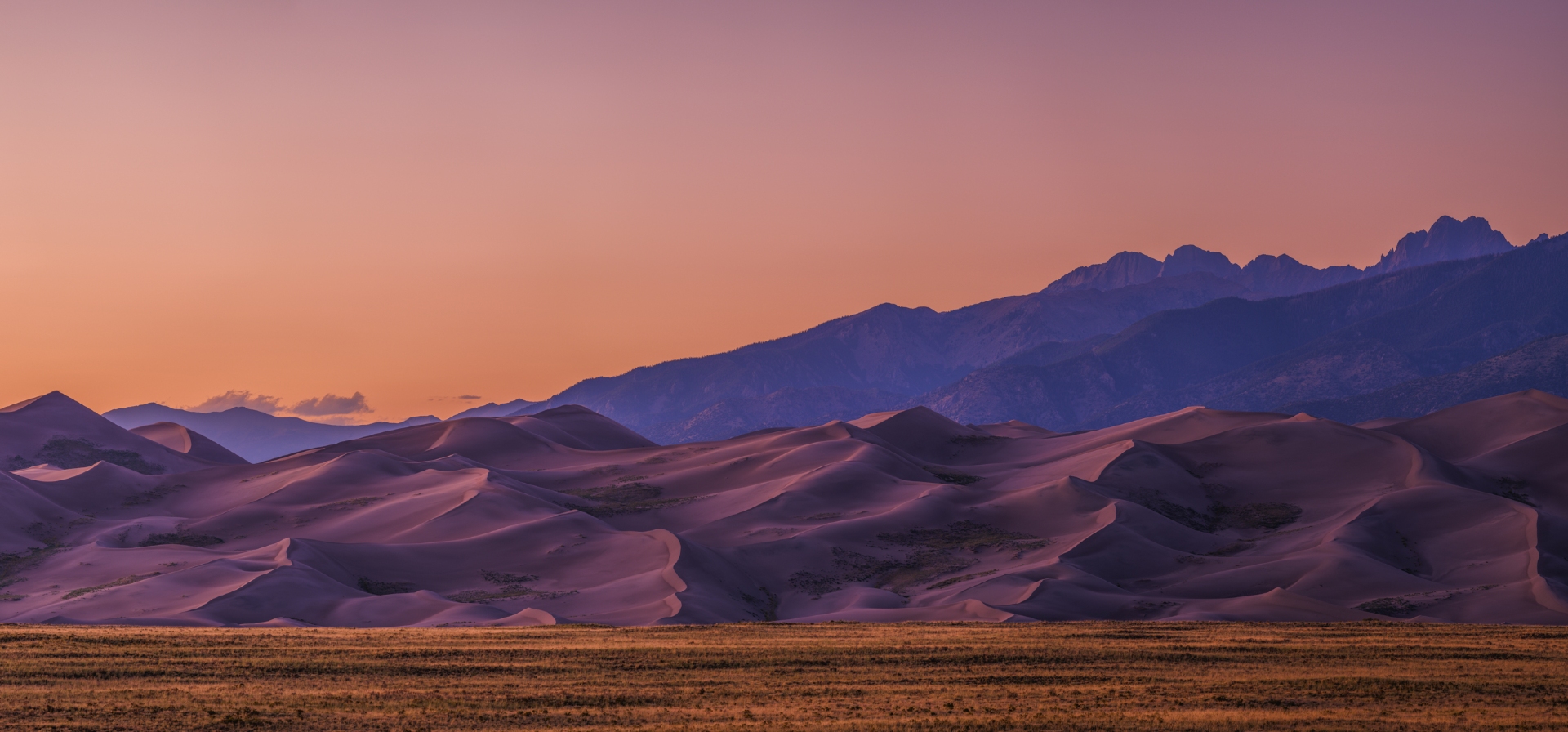 Great Sand Dunes National Park at sunset