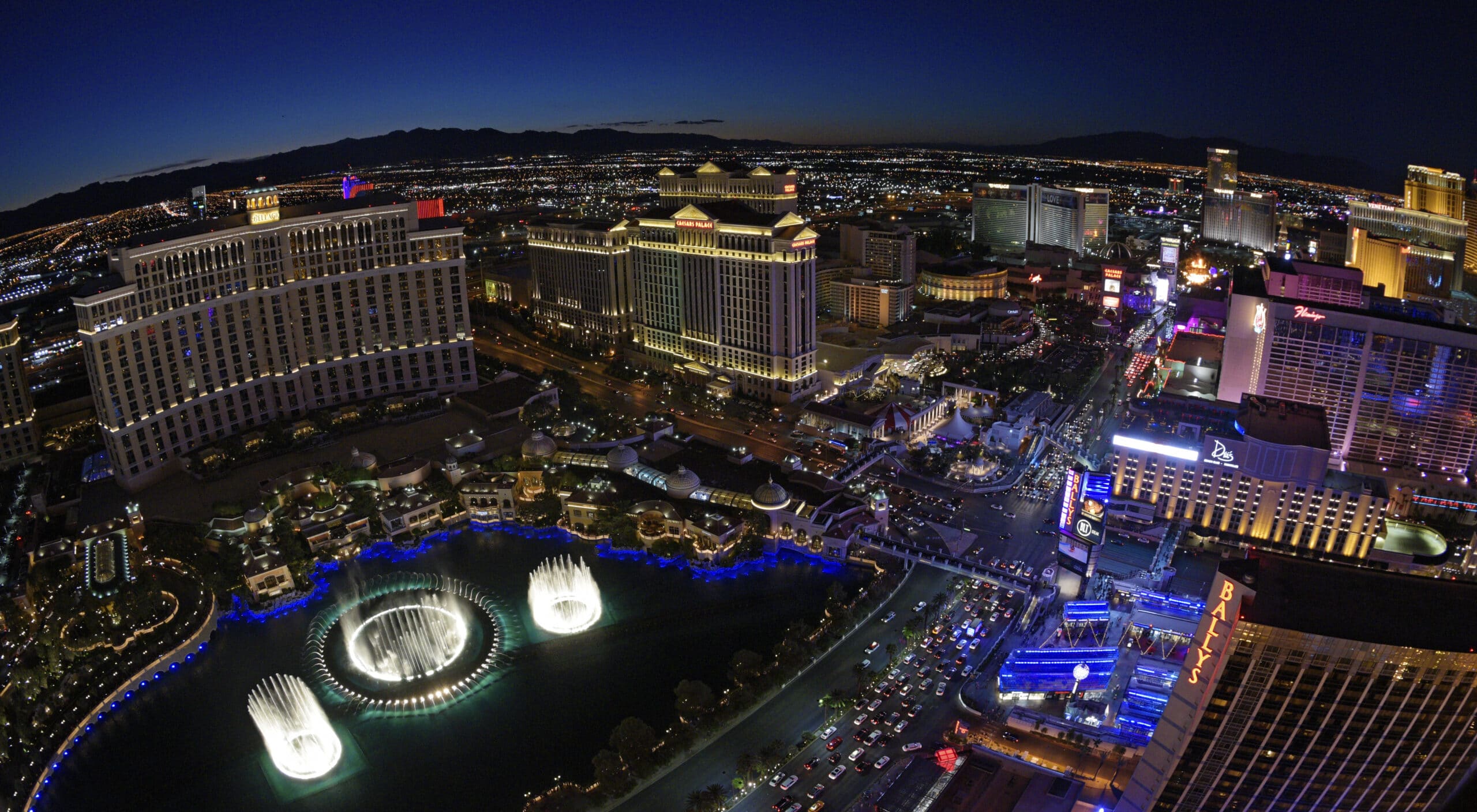 Las Vegas Aerial shot Image by Sam Morris from Las Vegas News Bureau LVCVA scaled