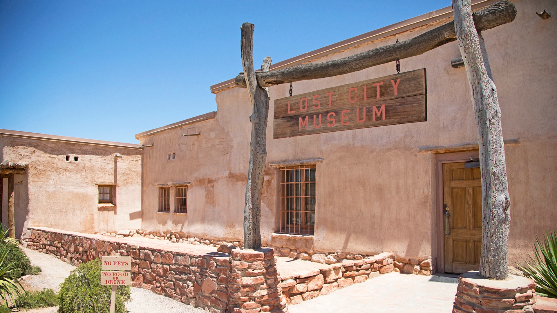 Lost City Museum outside view