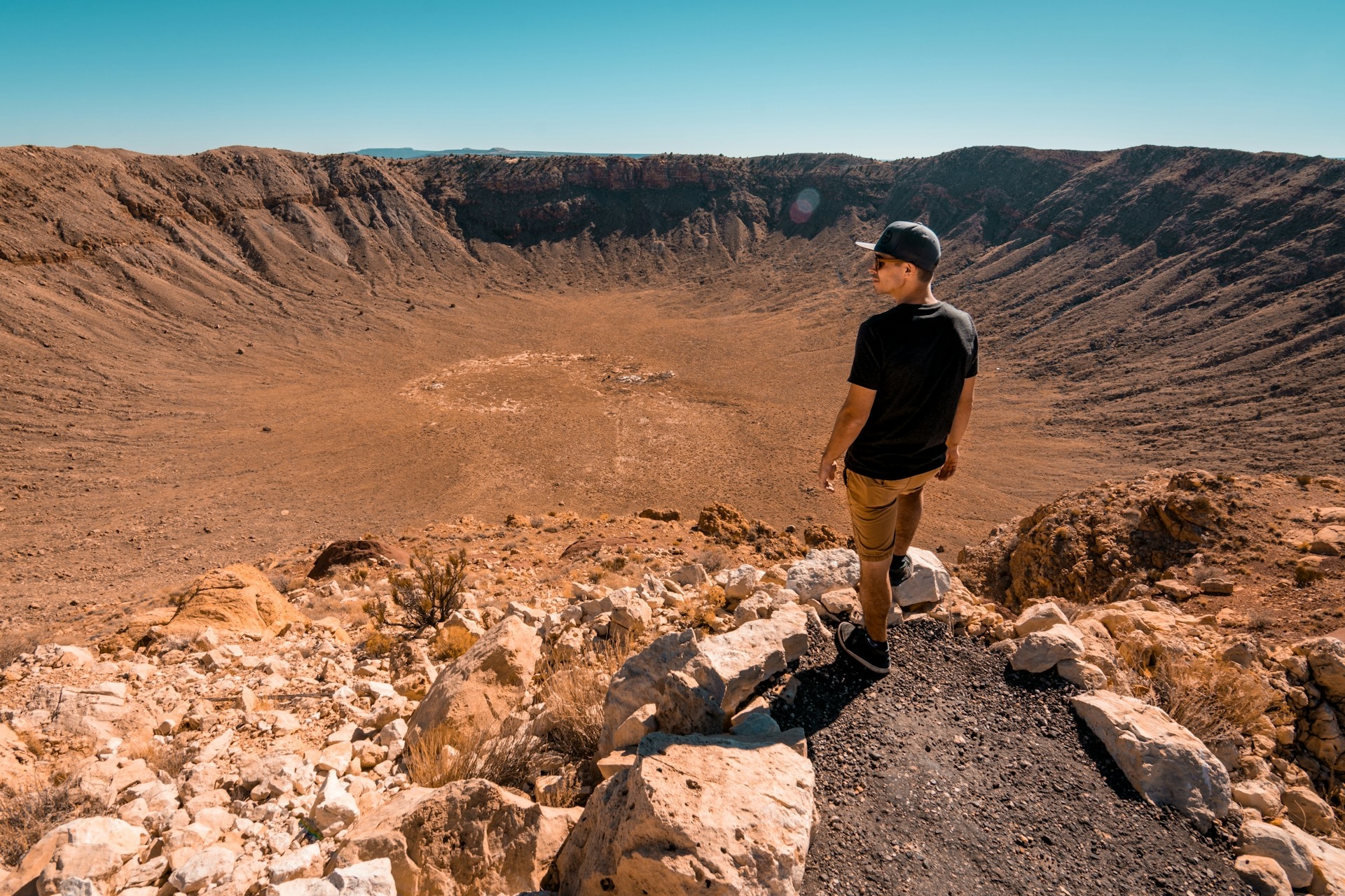 Meteor Crater one of the biggest craters in the world from a meteor