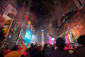 New Years Eve Ball Drop in Times Square