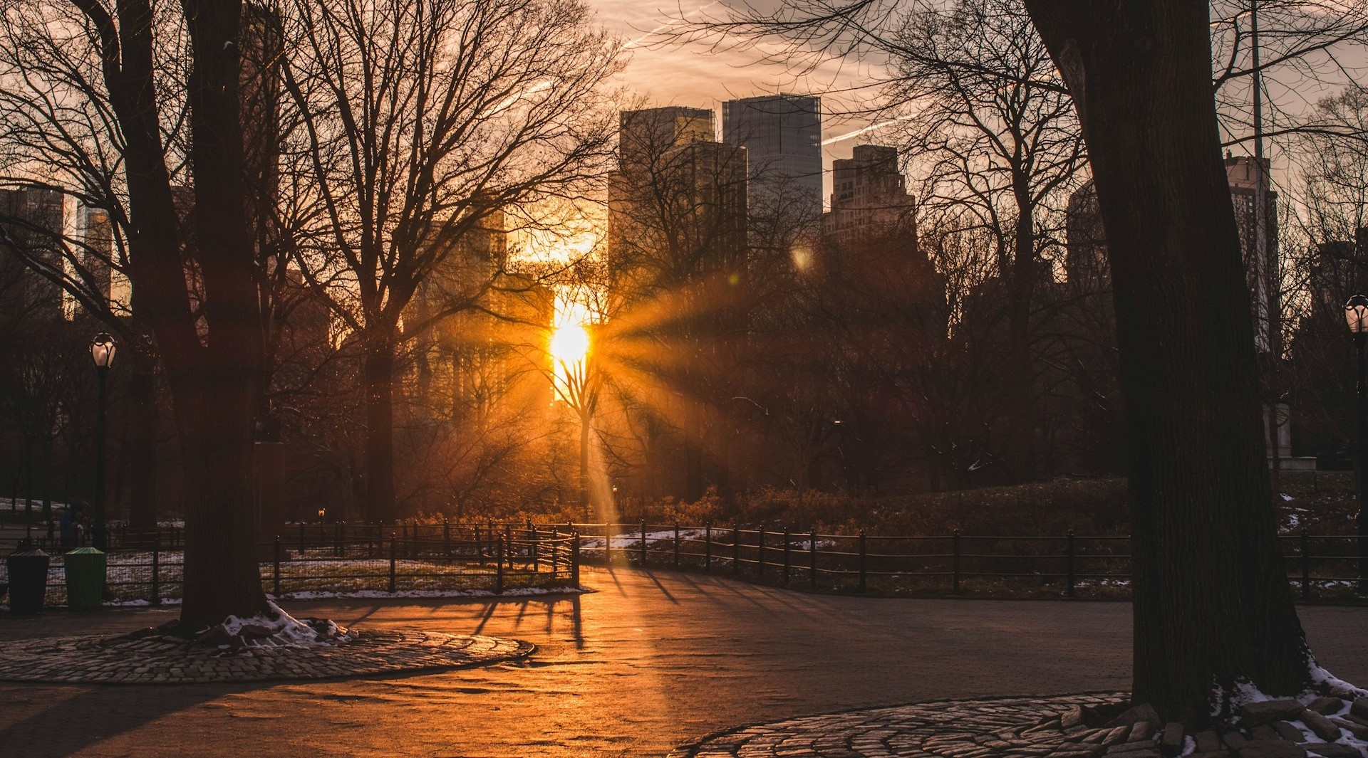 New York-Central Park at sunset best parks in USA