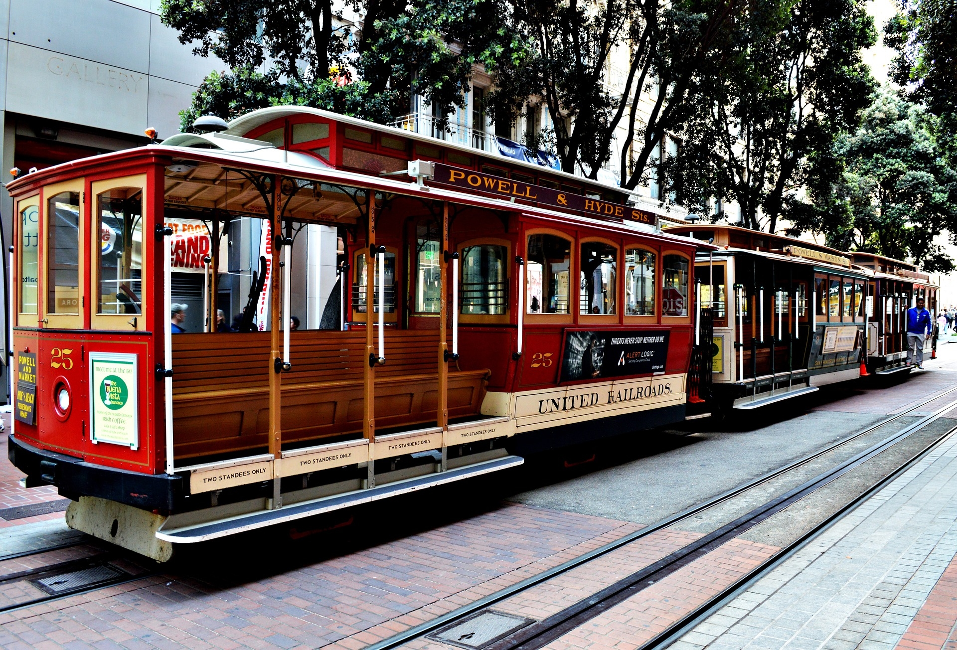 SFO Cable Car classic form of transport in yesteryear still present today