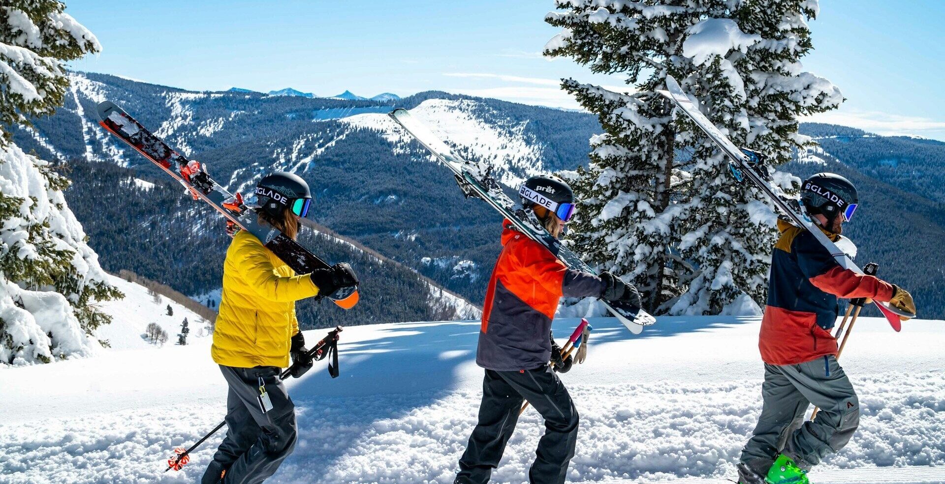 Ski Vail on clear day at ski resort