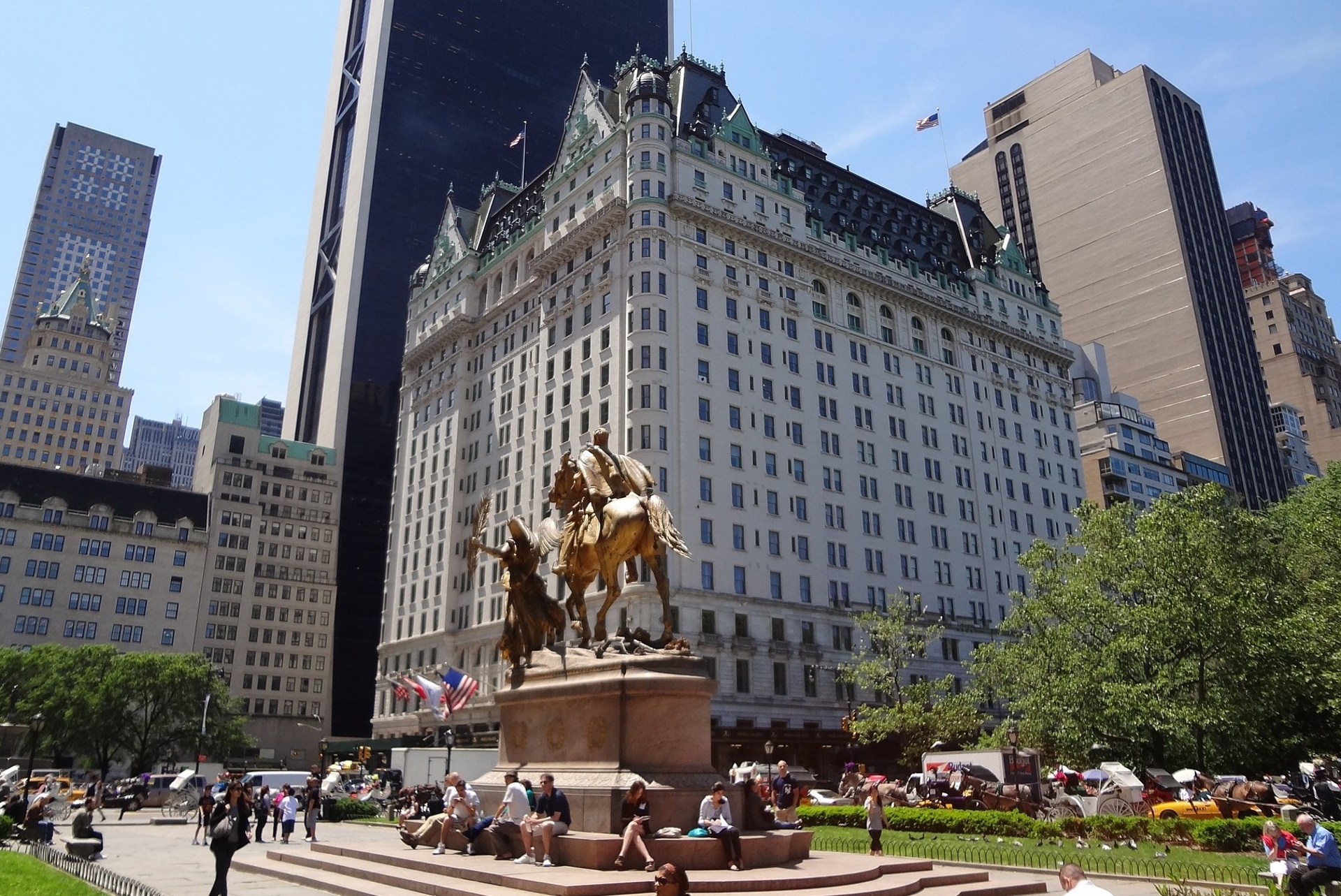 Exterior view of The Plaza Hotel New York