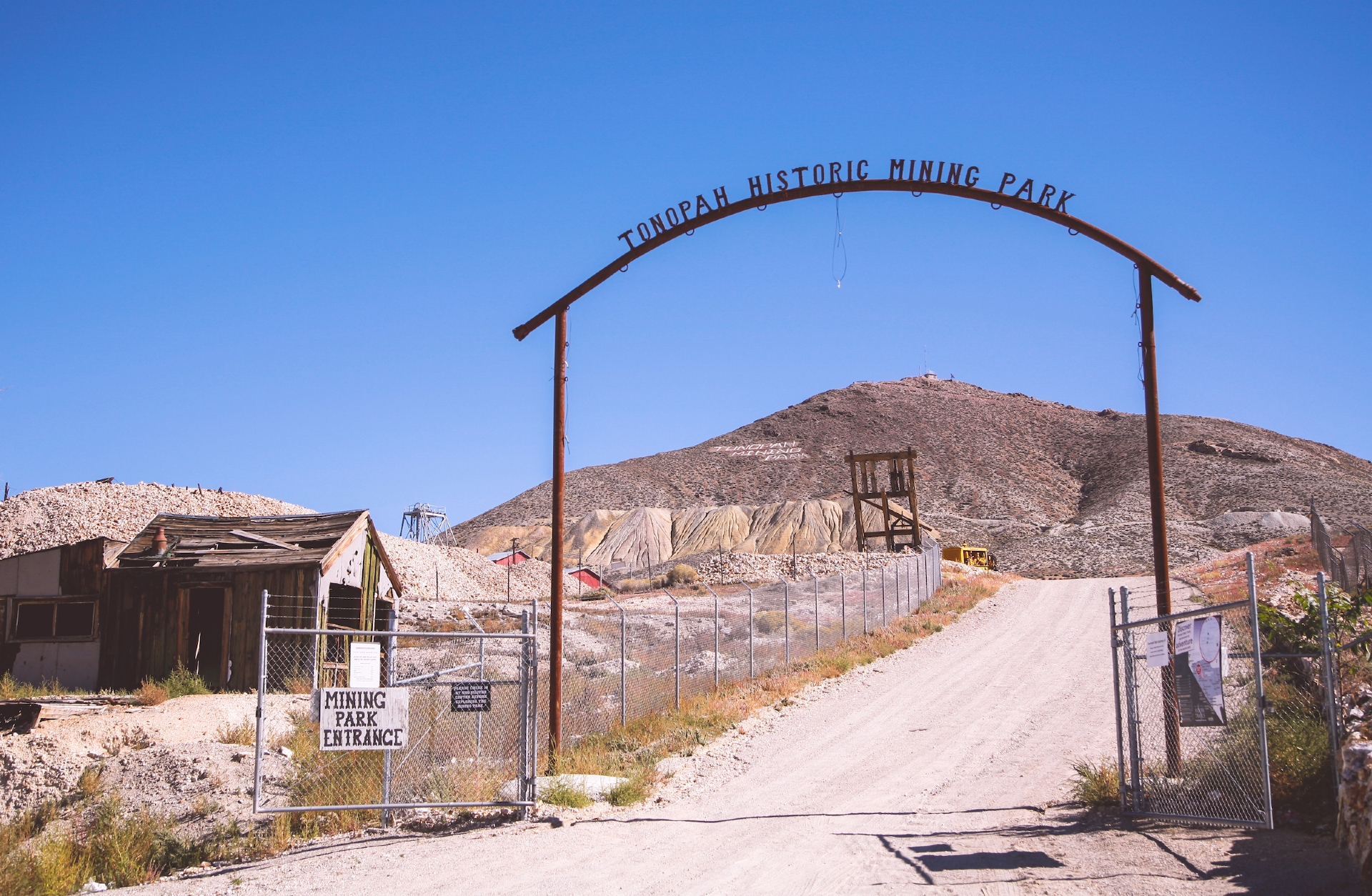 Tonopah Mining Park_Nevada barron part of Nevada