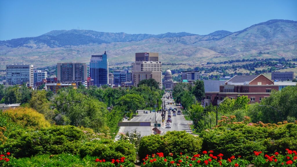 Boise city in Idaho
