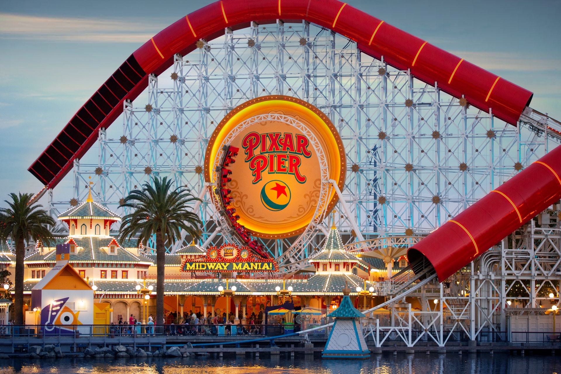 Disneyland California Adventure Park rollercoasters