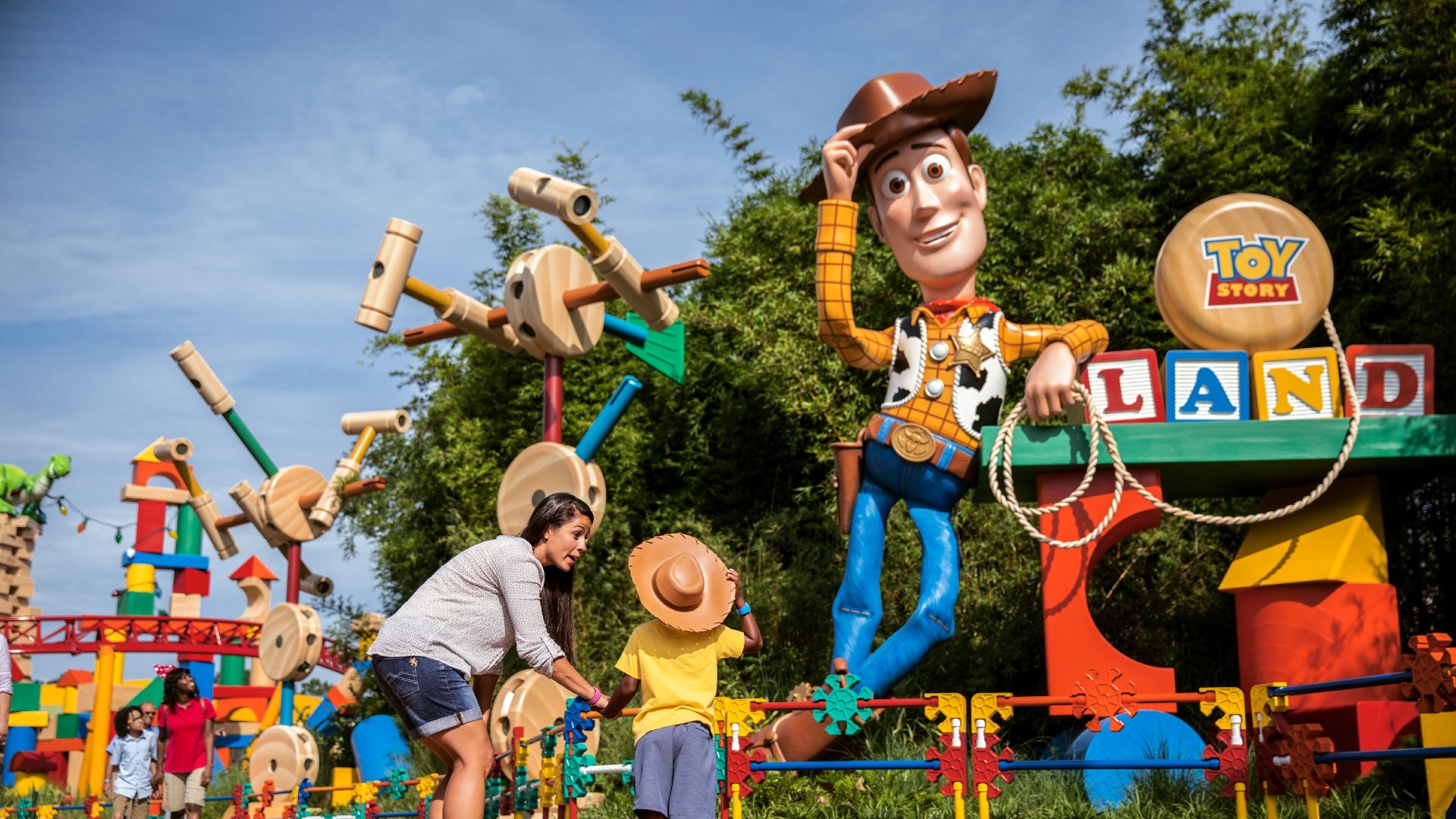 Disneys Hollywood Studios Toy Story Land Woody Entrance v3