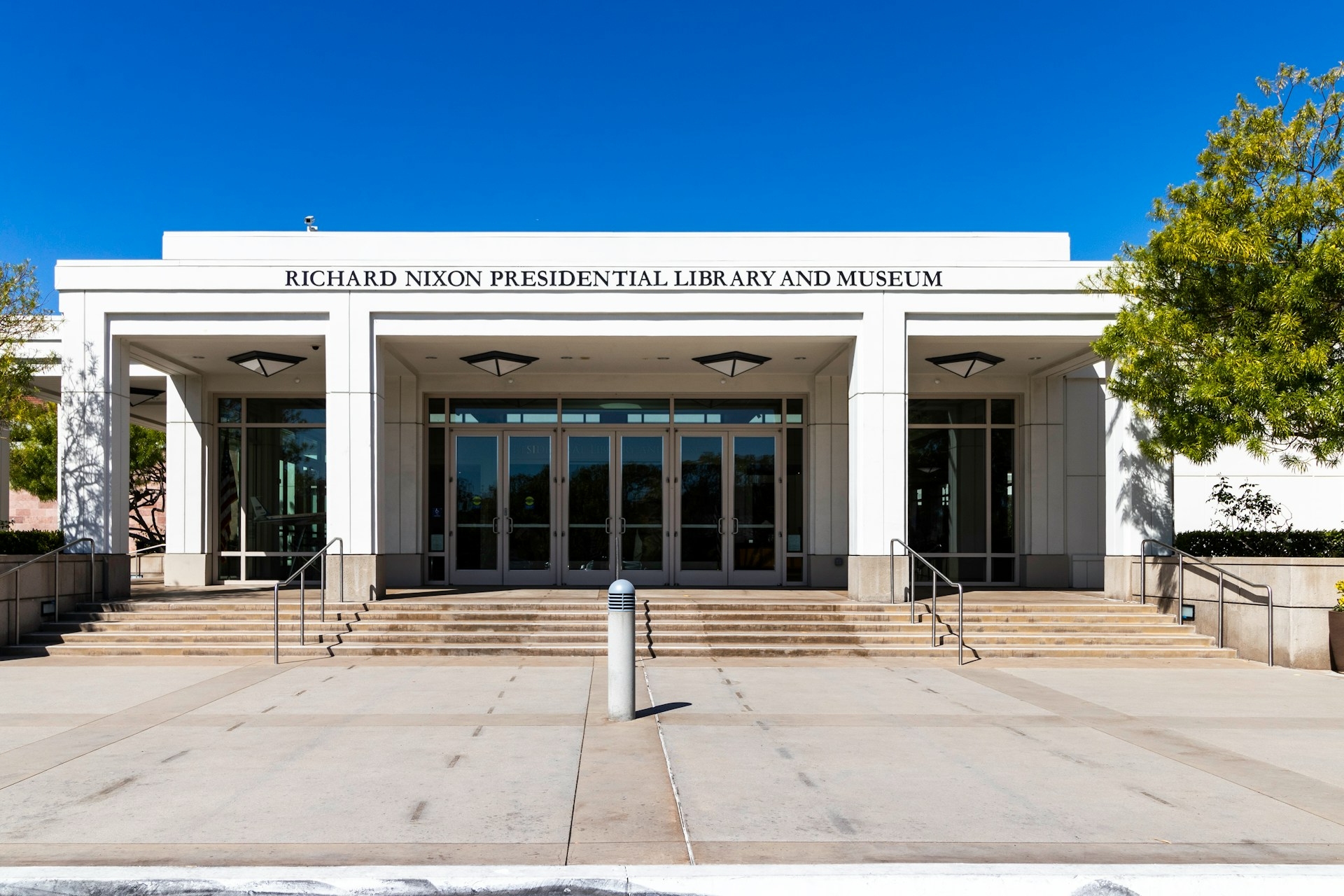 Entrance of the Richard Nixon Presidential Library & Museum
