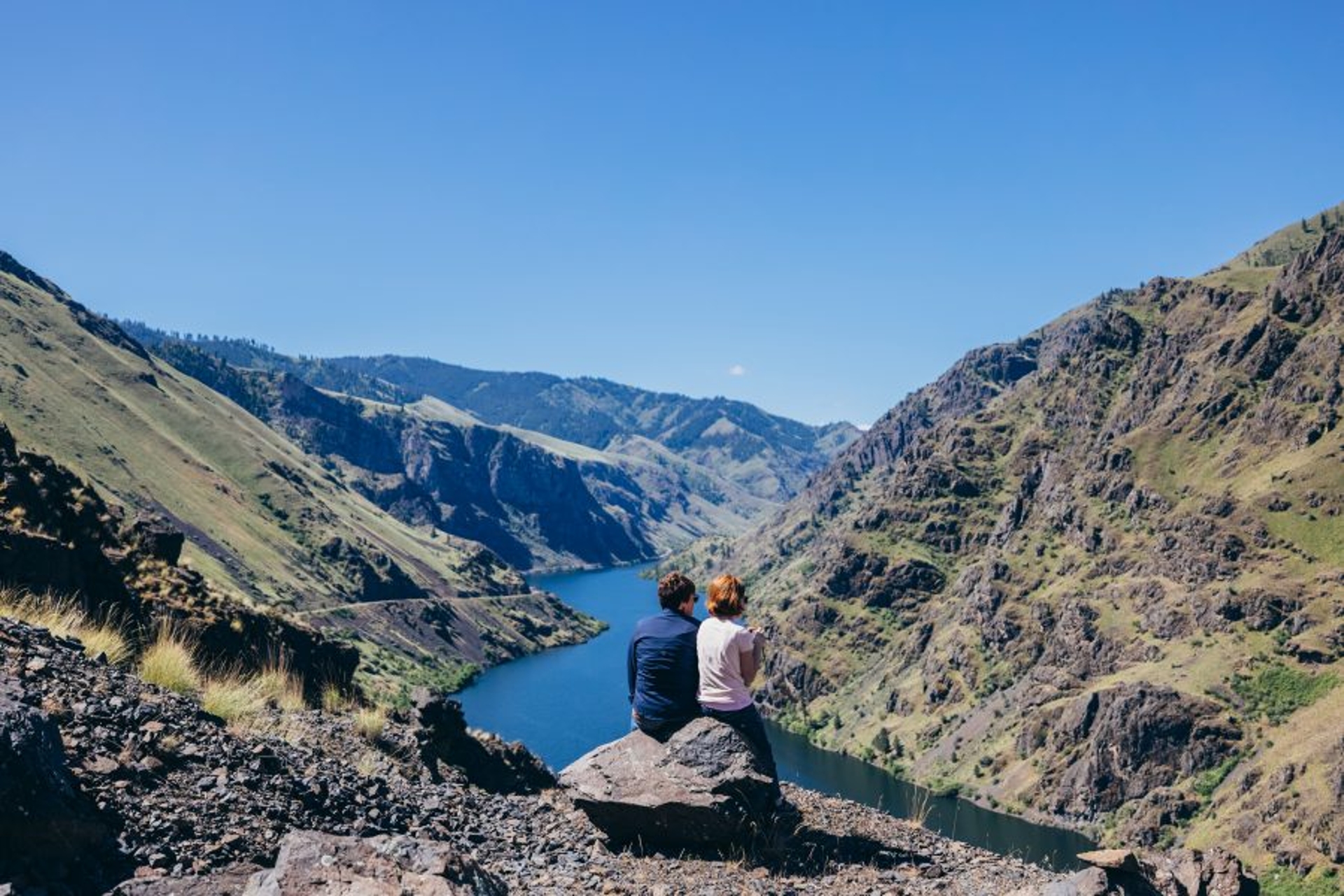 Hells Canyon in Idaho on a summers day