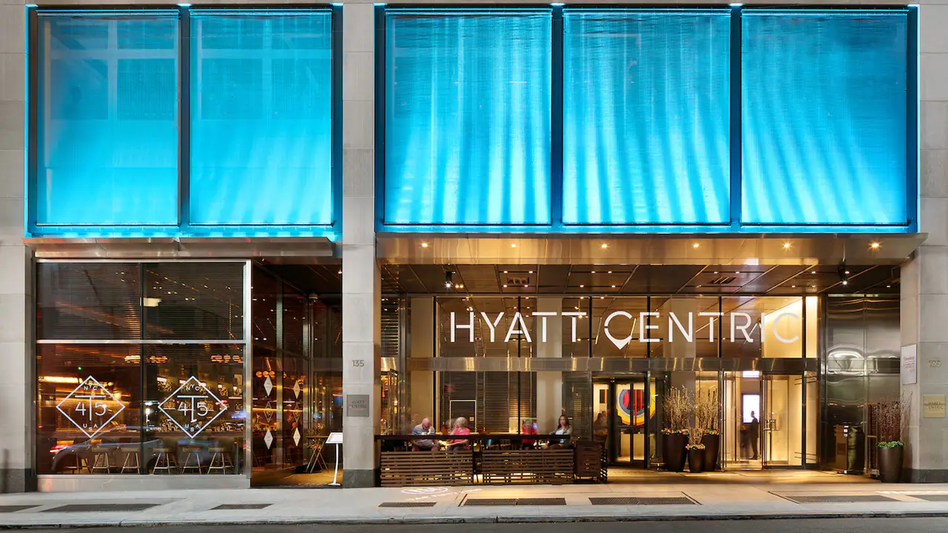 External view of the Hyatt Times Square NYC
