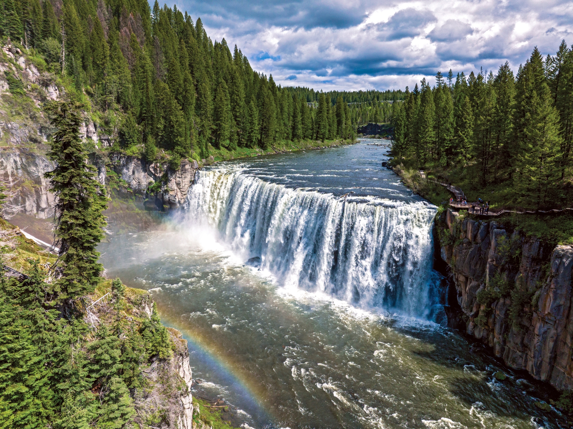 Idaho Mesa Falls stunning waterfalls in Idaho