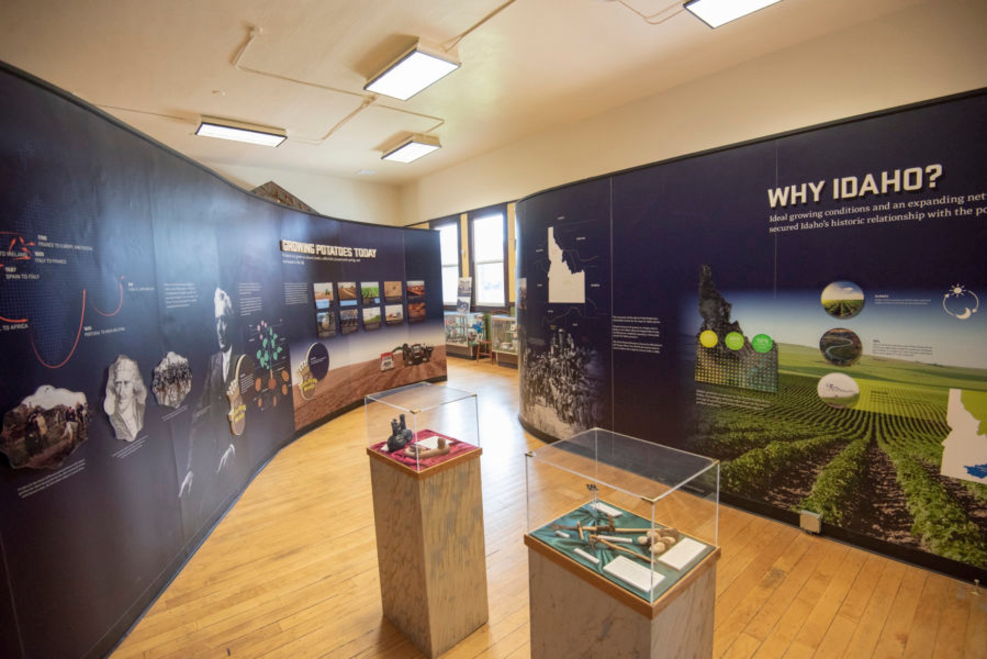 Idaho Potatoe Museum inside view