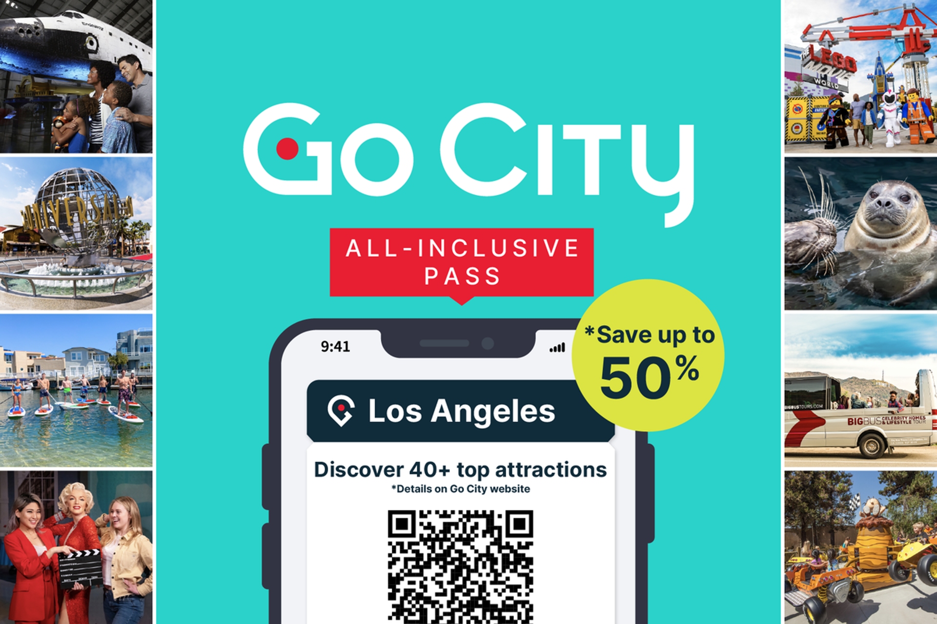 Unlock unlimited adventures with the go city all-inclusive pass – save up to 50% on 40+ top attractions in Los Angeles!