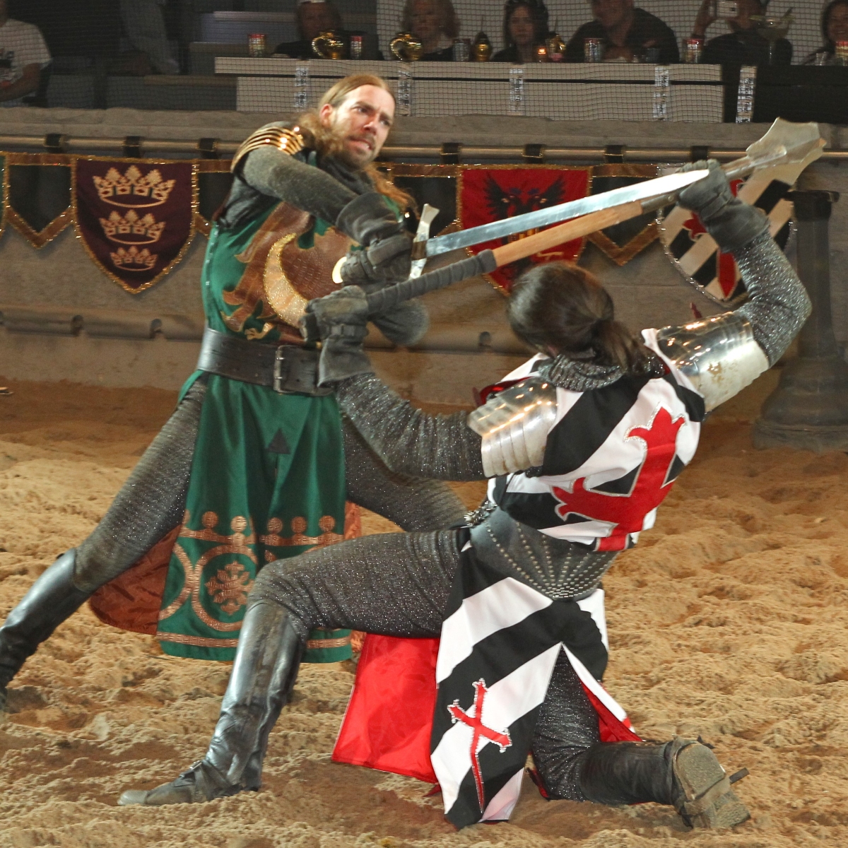 Medieval Times Dinner & Tournament knights fighting