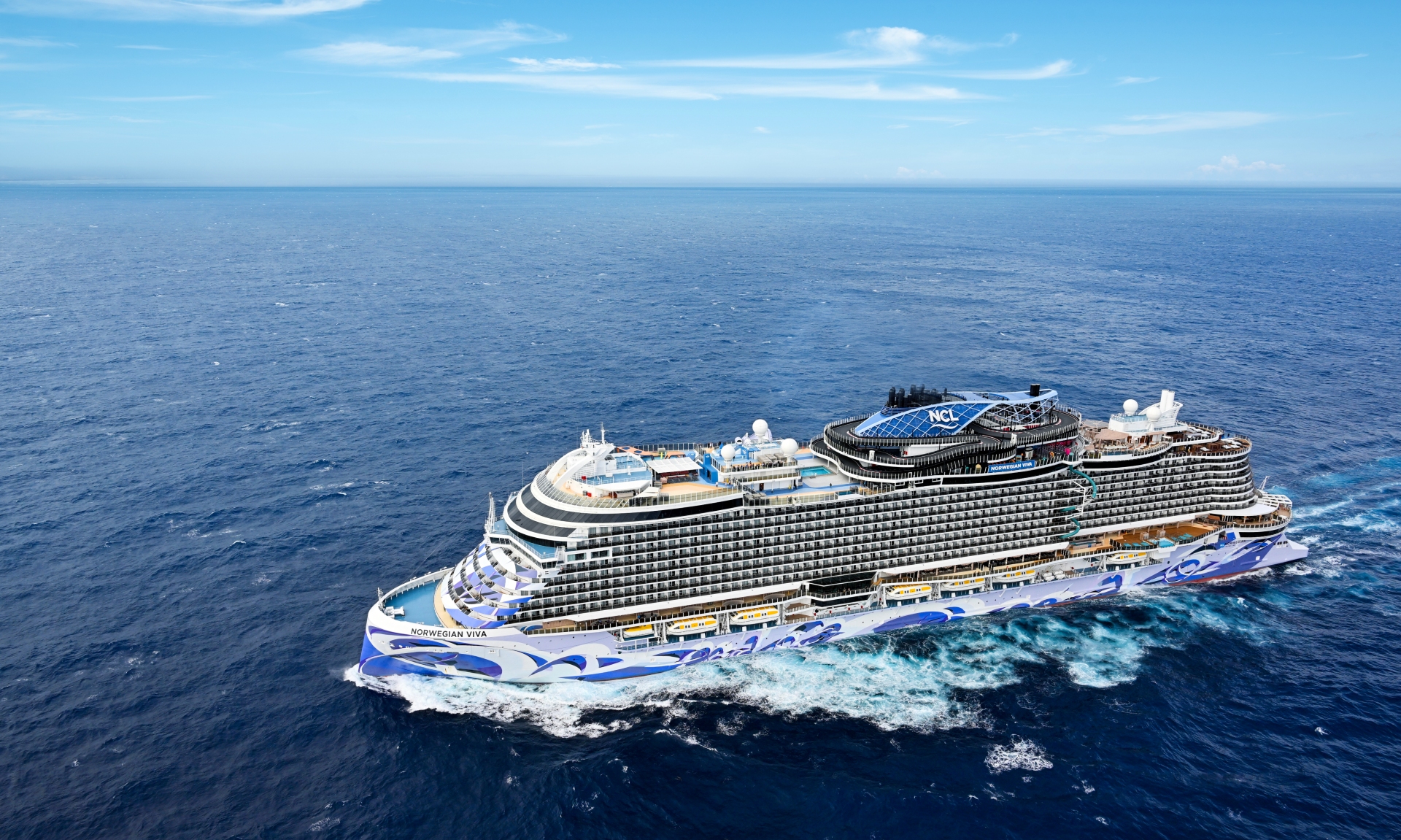 NCL_Viva_Aerial_SanJuan newest ship in the fleet