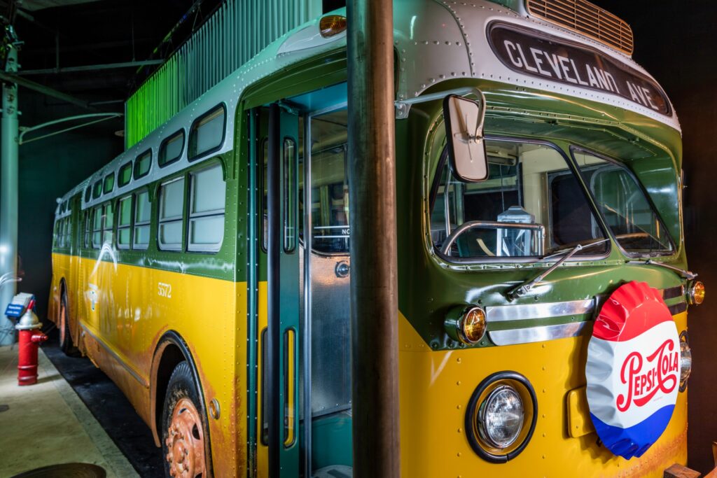 Rosa Parks Museum the bus Rosa was most famous for