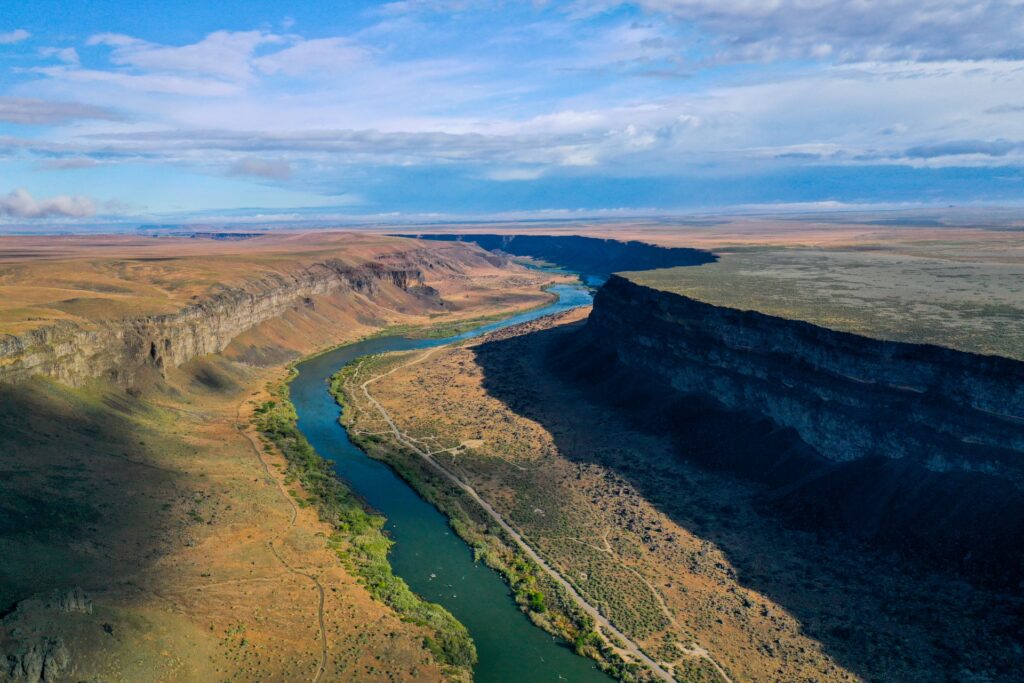 Snake River Canyon in Idaho