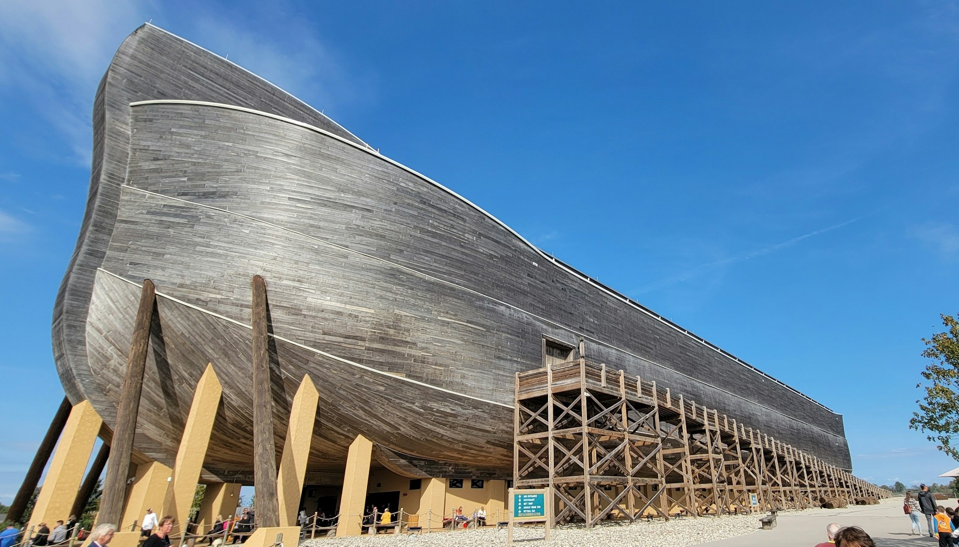 Ark Encounter in Williamstown Kentucky, largest life size wooden replica in the world
