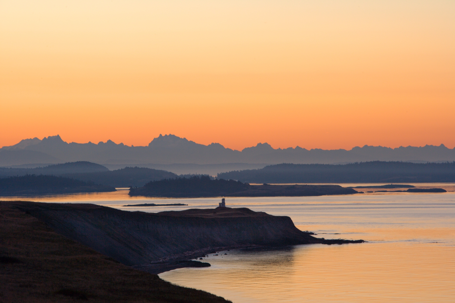 Cattle Point at Dusk by Mark Gardner