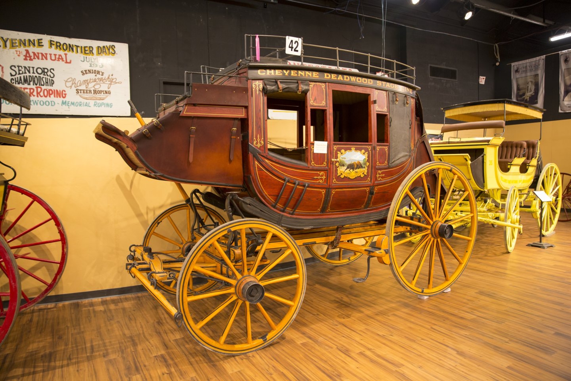 Cheyenne Frontier Days Old West Museum showing the transport of the past