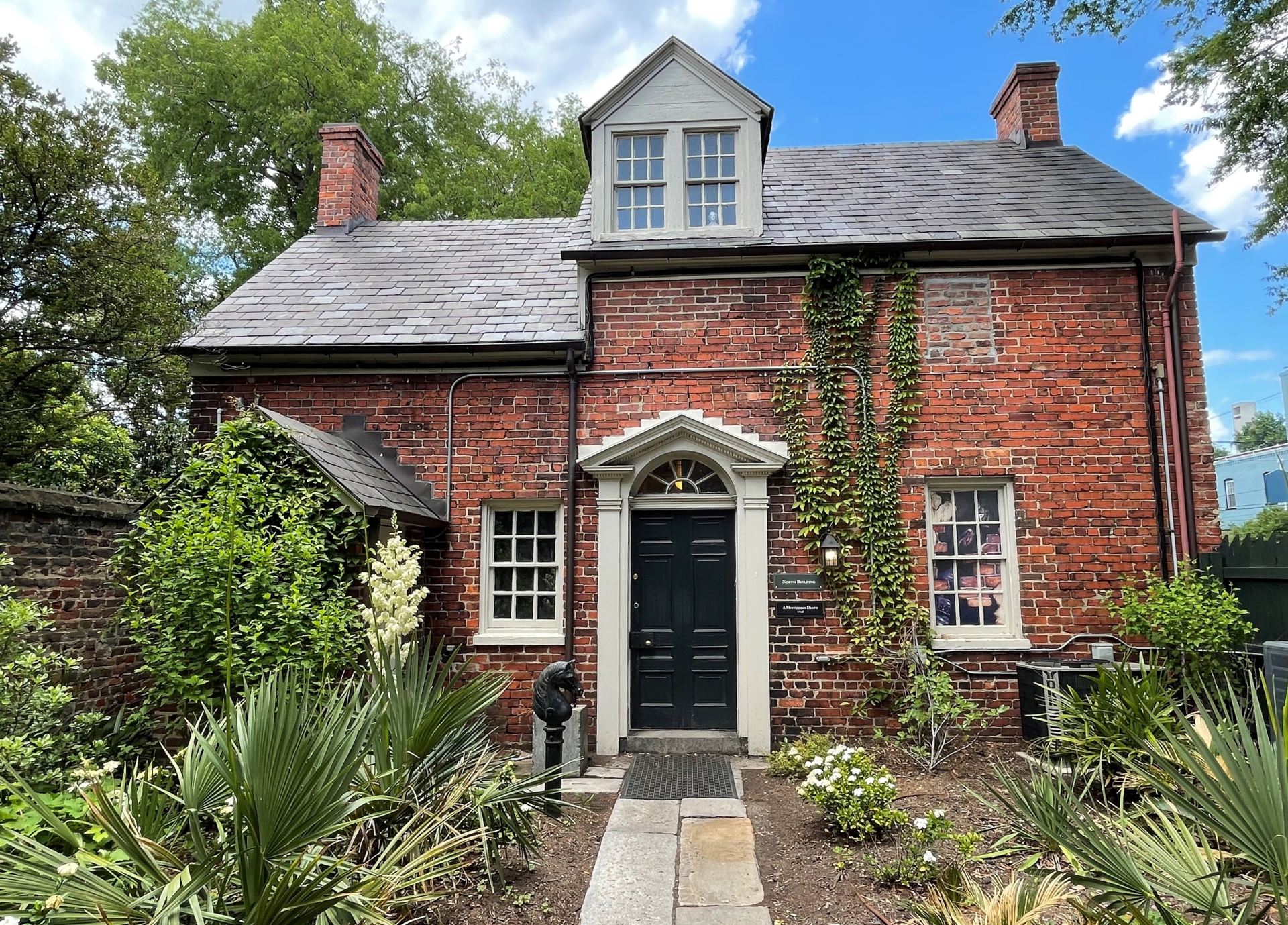 Edgar Allen Poe Museum outside view of his house preserved till this day