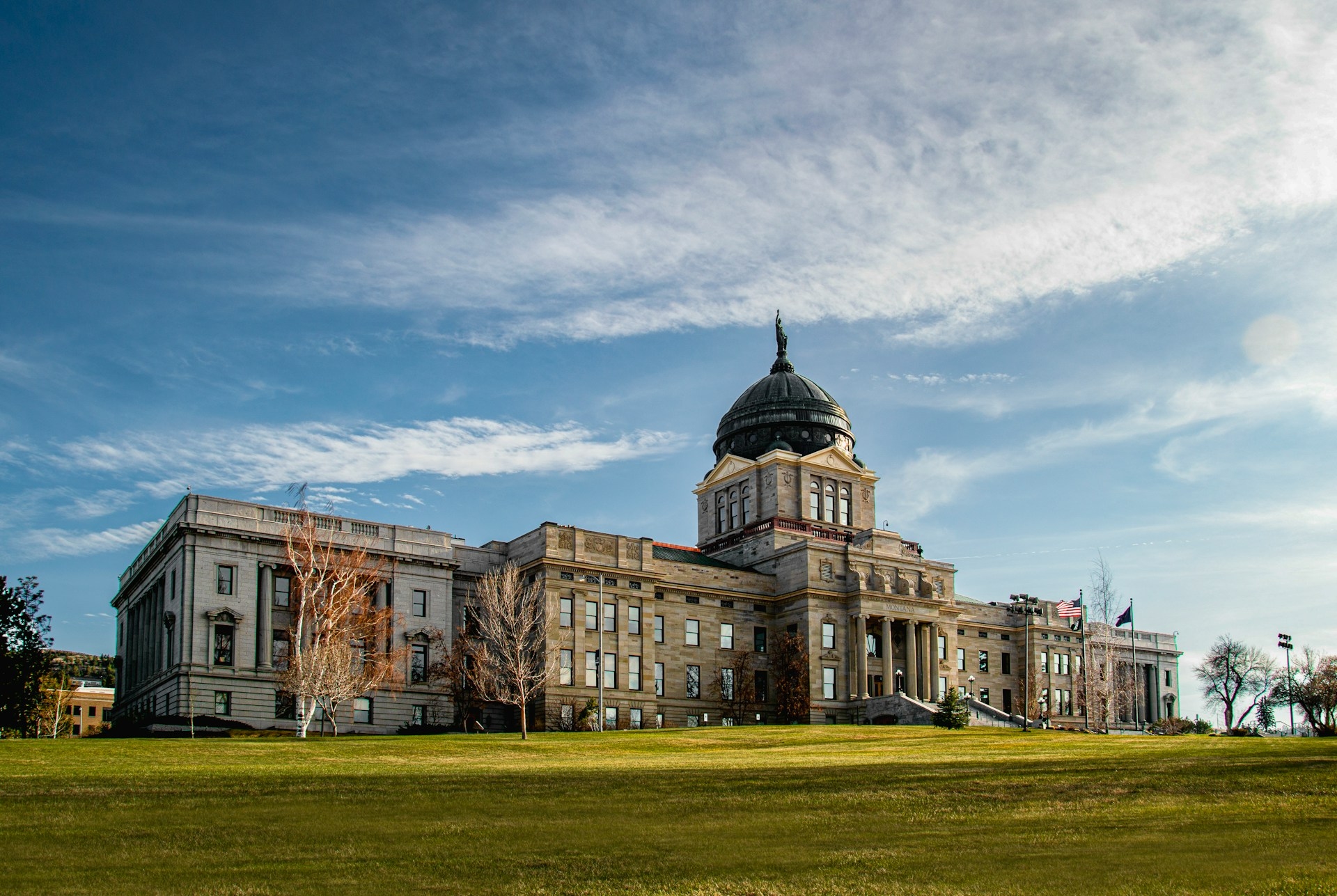 Helena Montana State Capitol on a sunny day