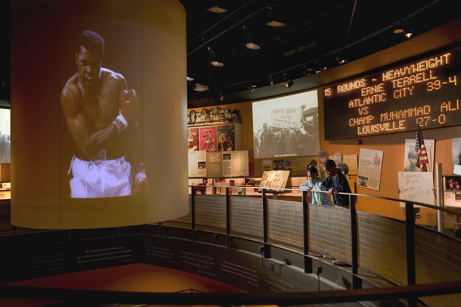Louisville_kentucky_Muhammad_Ali_Center_Inside view, one of the best fighters of all time
