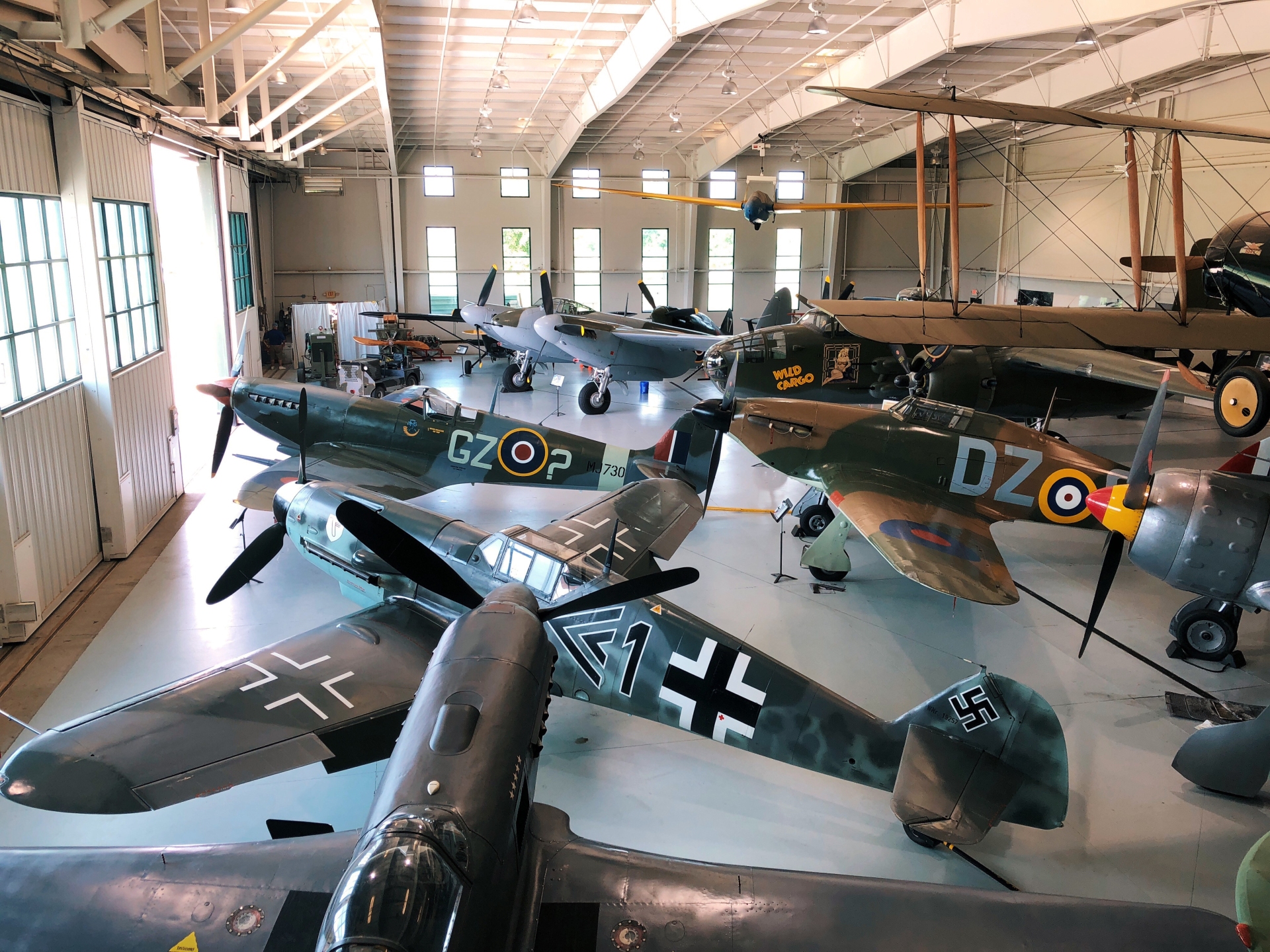 Military Aviation Museum preserved airplanes from the wars of the past