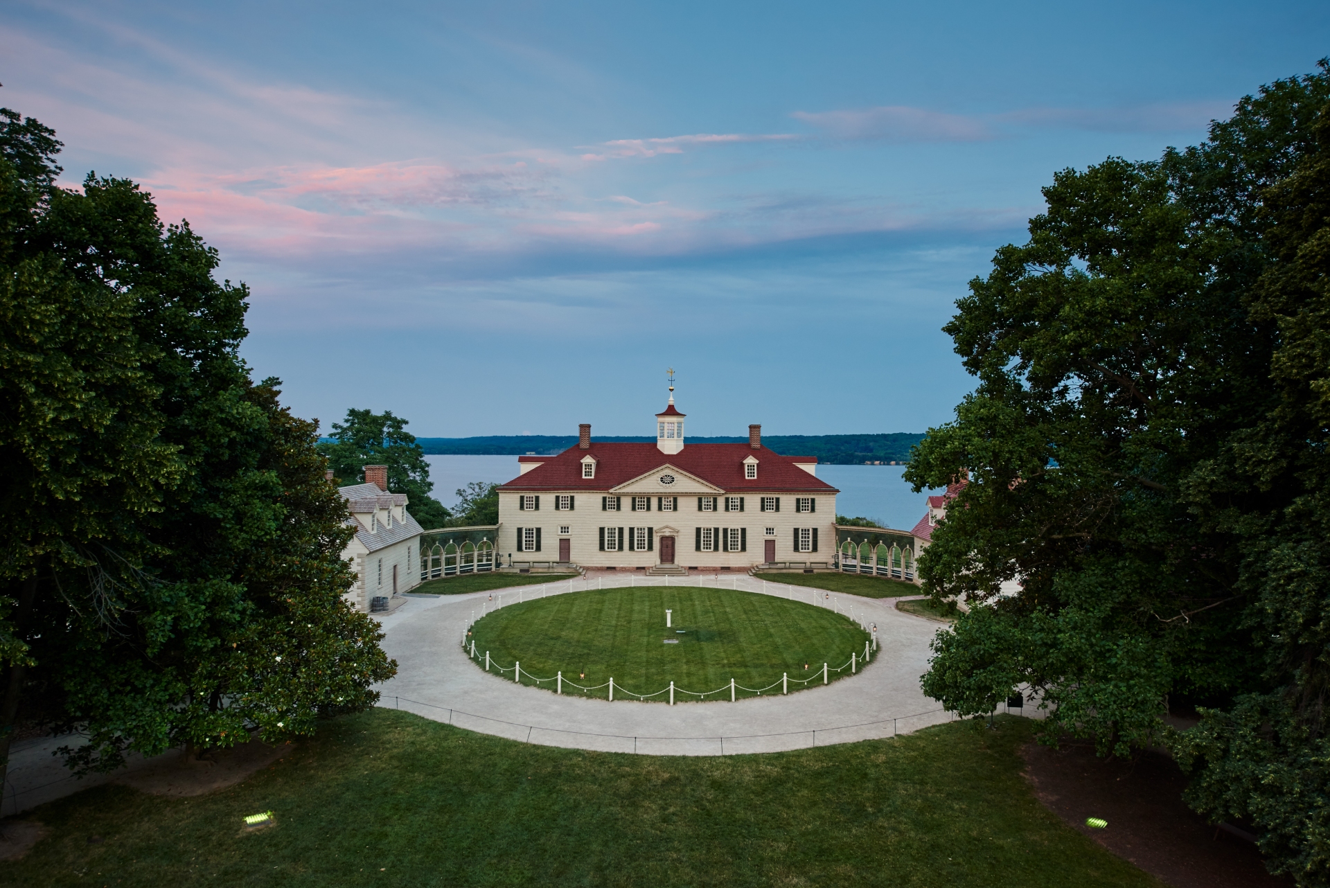 Mount Vernon home of the iconic President Washington preserved for all to see