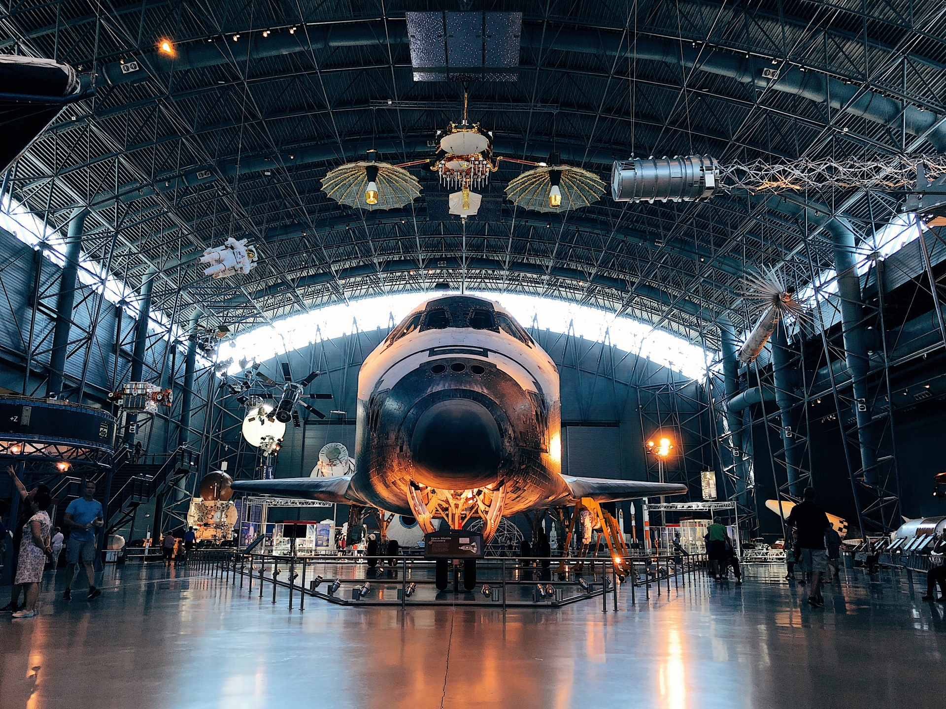 NAS Museum Steven F. Udvar-Hazy Centre preserved space ships & planes of the past