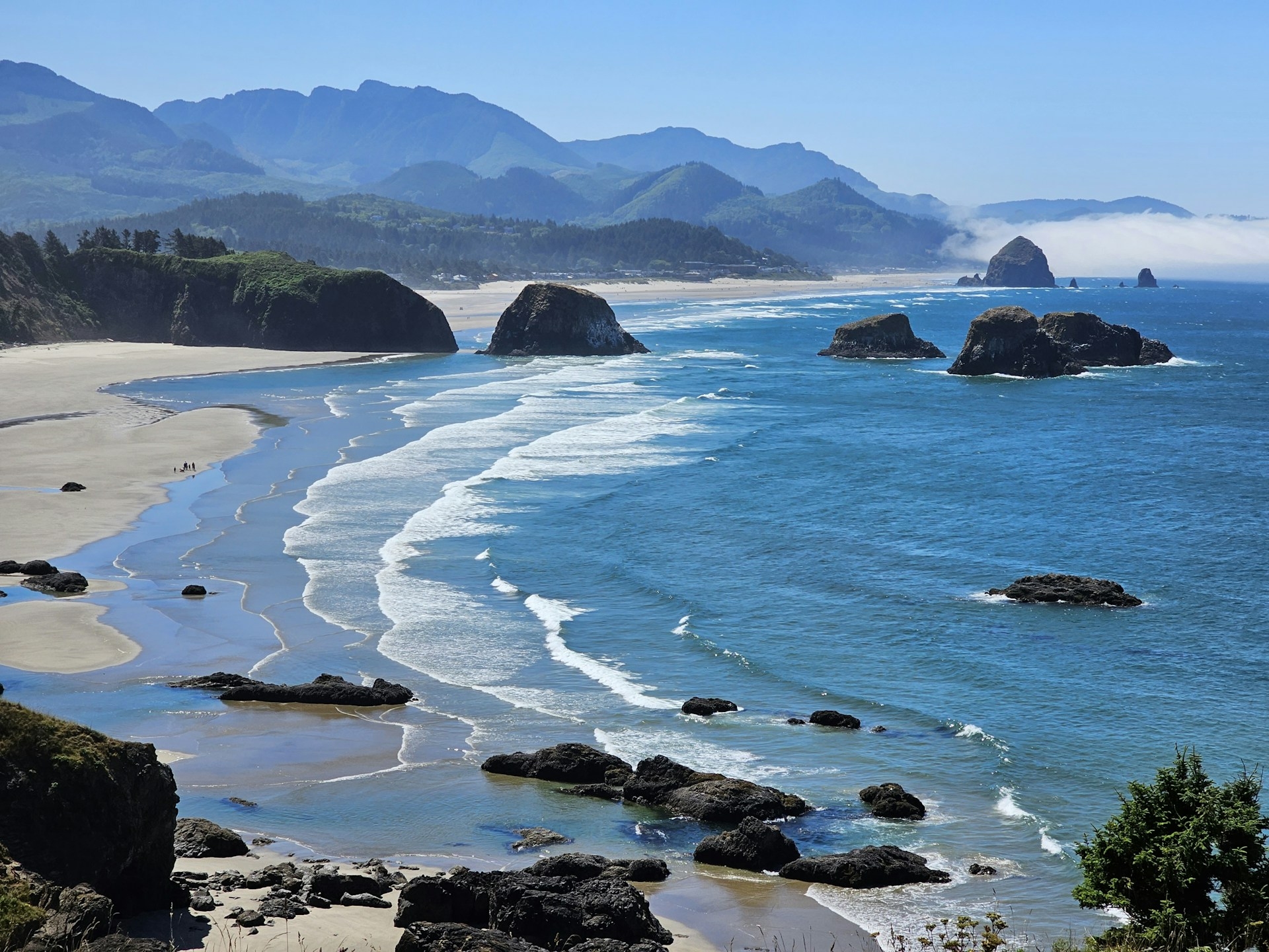 Oregon Coast rugged coastline with all the rock formations