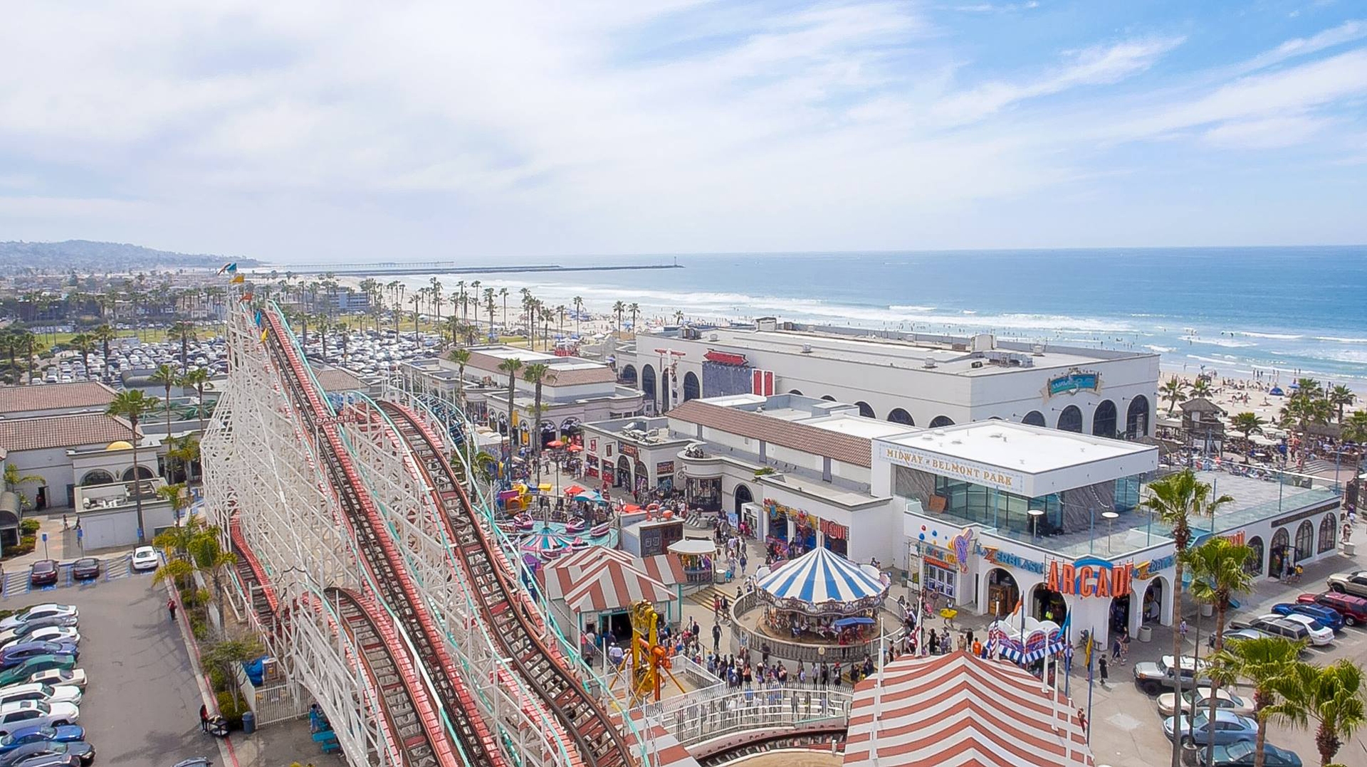 Belmont Park aerial San Diego Image By Go City