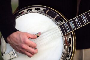 Bluegrass - banjo player in Kentucky