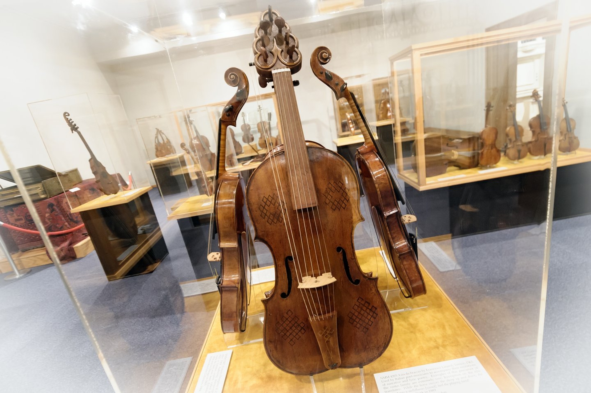 National Music Museum in South Dakota showing classic instruments