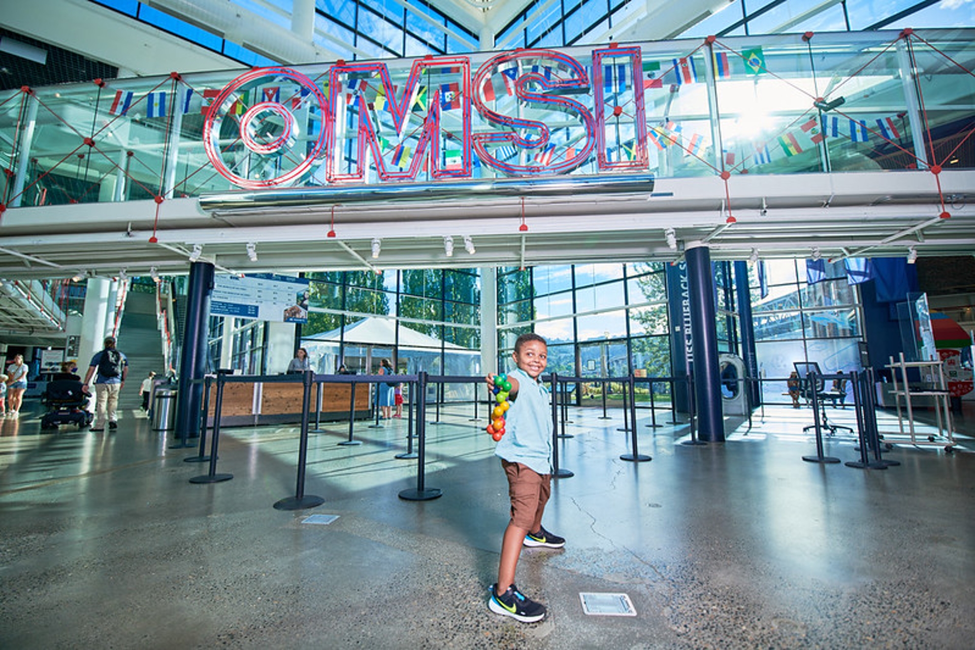 Entrance to the Oregon Museum of Science & Industry